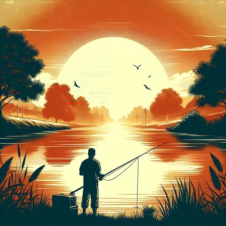 폭염 속 민물낚시 꿀팁