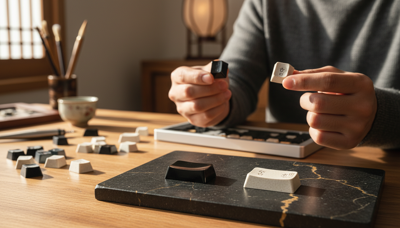 키캡 재질, 타건감과 내구성의 첫걸음 (ABS vs PBT)