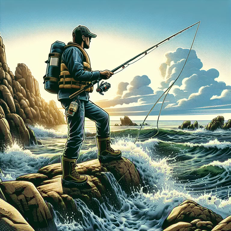 갯바위 낚시 안전하게 즐기는 법