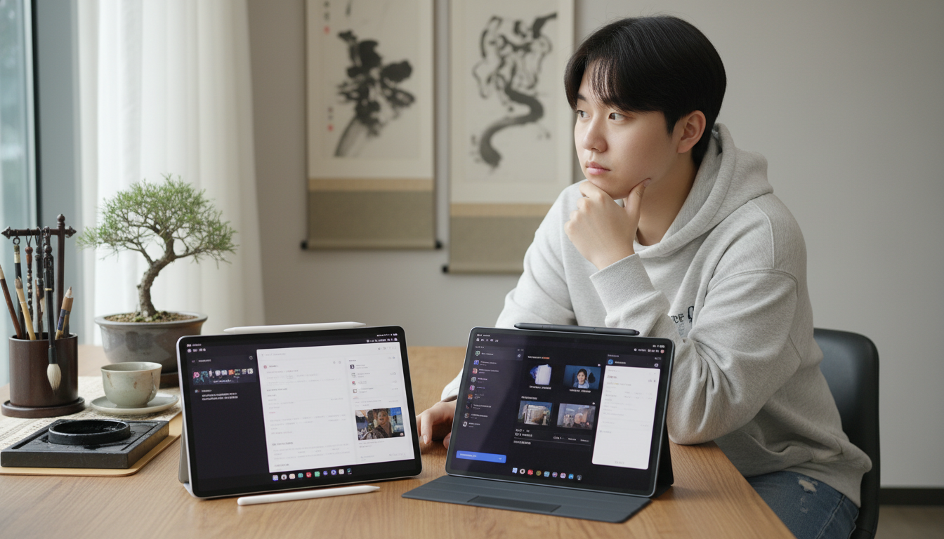 하드웨어와 필기감: M칩의 아이패드 vs S펜의 갤럭시 탭
