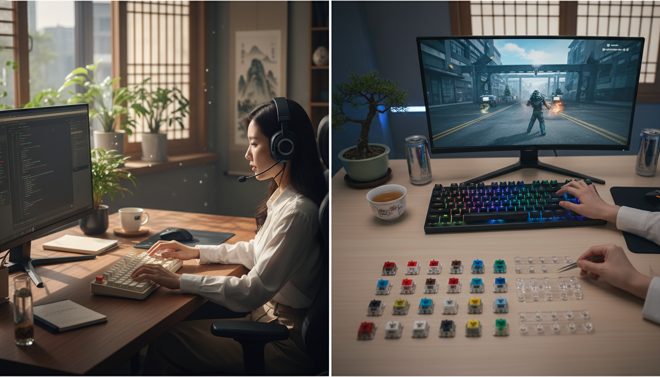 내게 딱 맞는 기계식 키보드 스위치 찾기: 상황별 추천