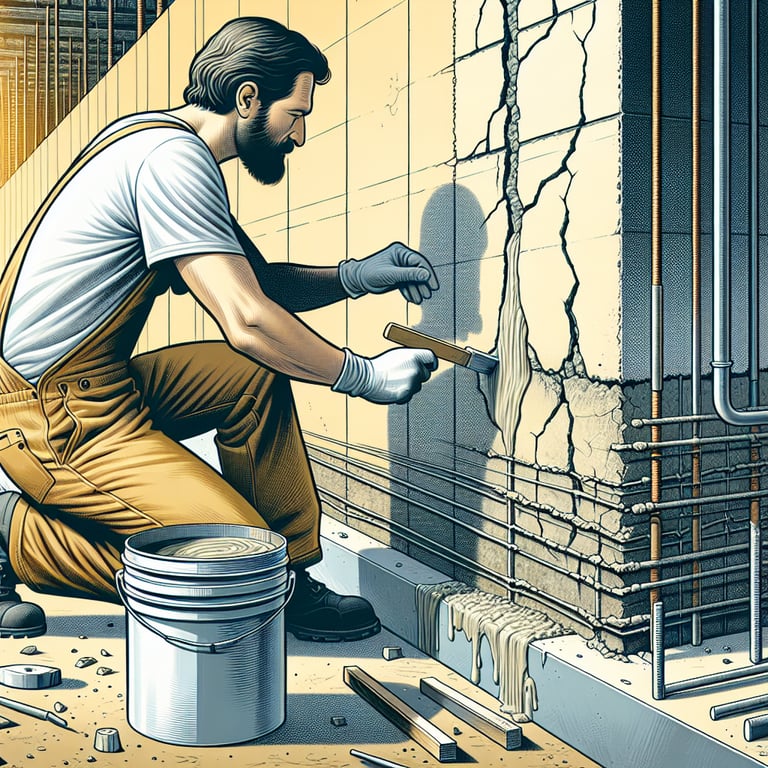 콘크리트 보수용 폴리머 모르타르의 성능과 특성 분석