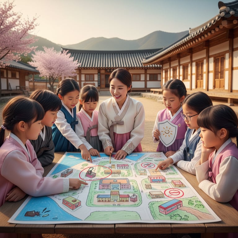 학교 주변 유해 환경 안전 지도 그리기