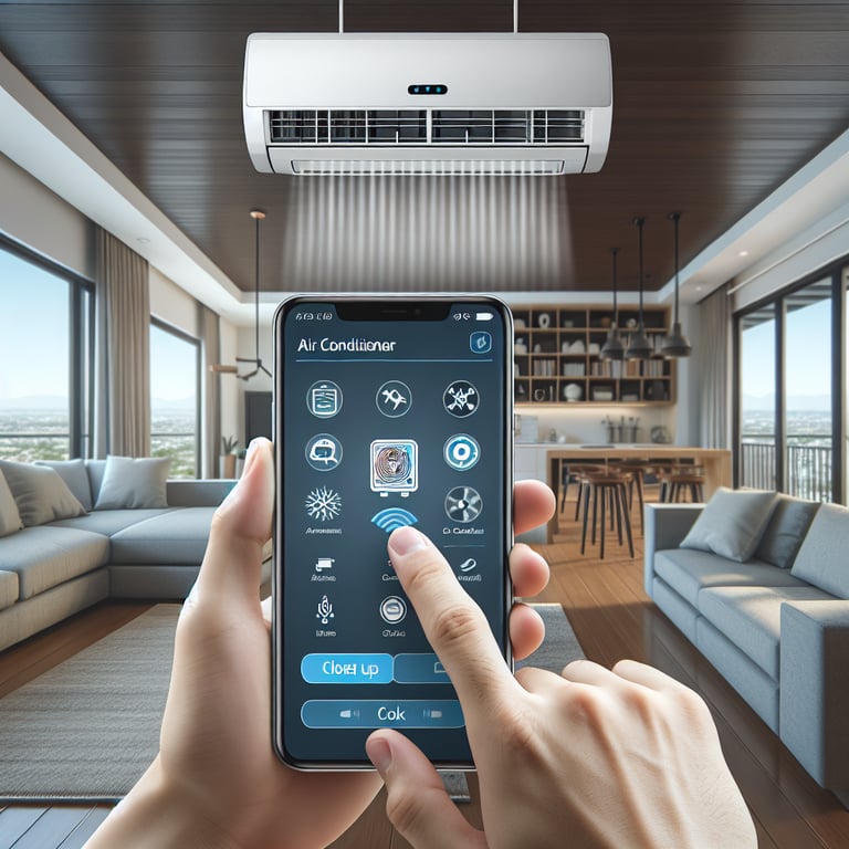 삼성 시스템에어컨 리모컨 어플 연동