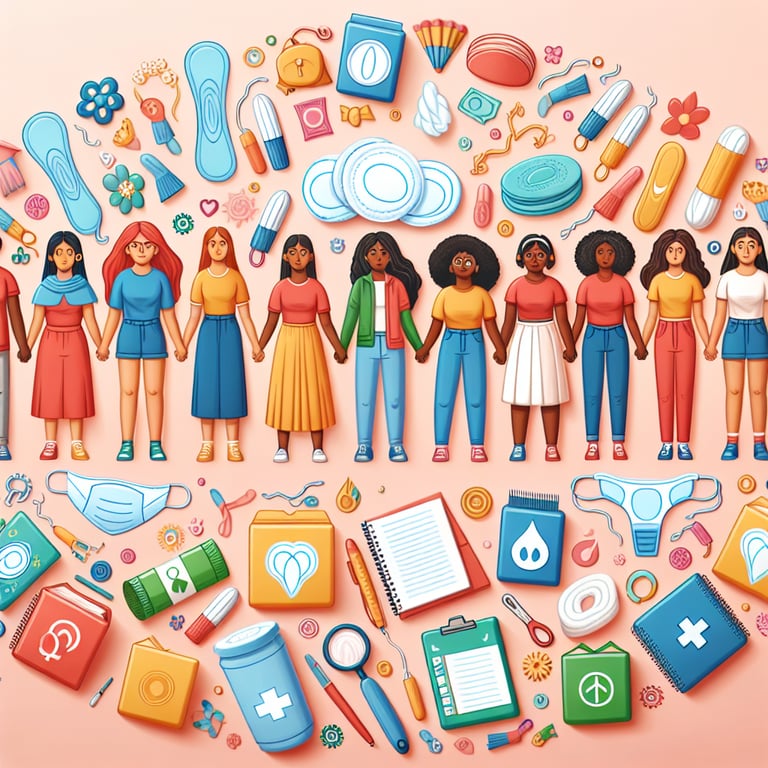 여성청소년 생리용품 보편지원 건강하고 위생적인 생활을 지원합니다!