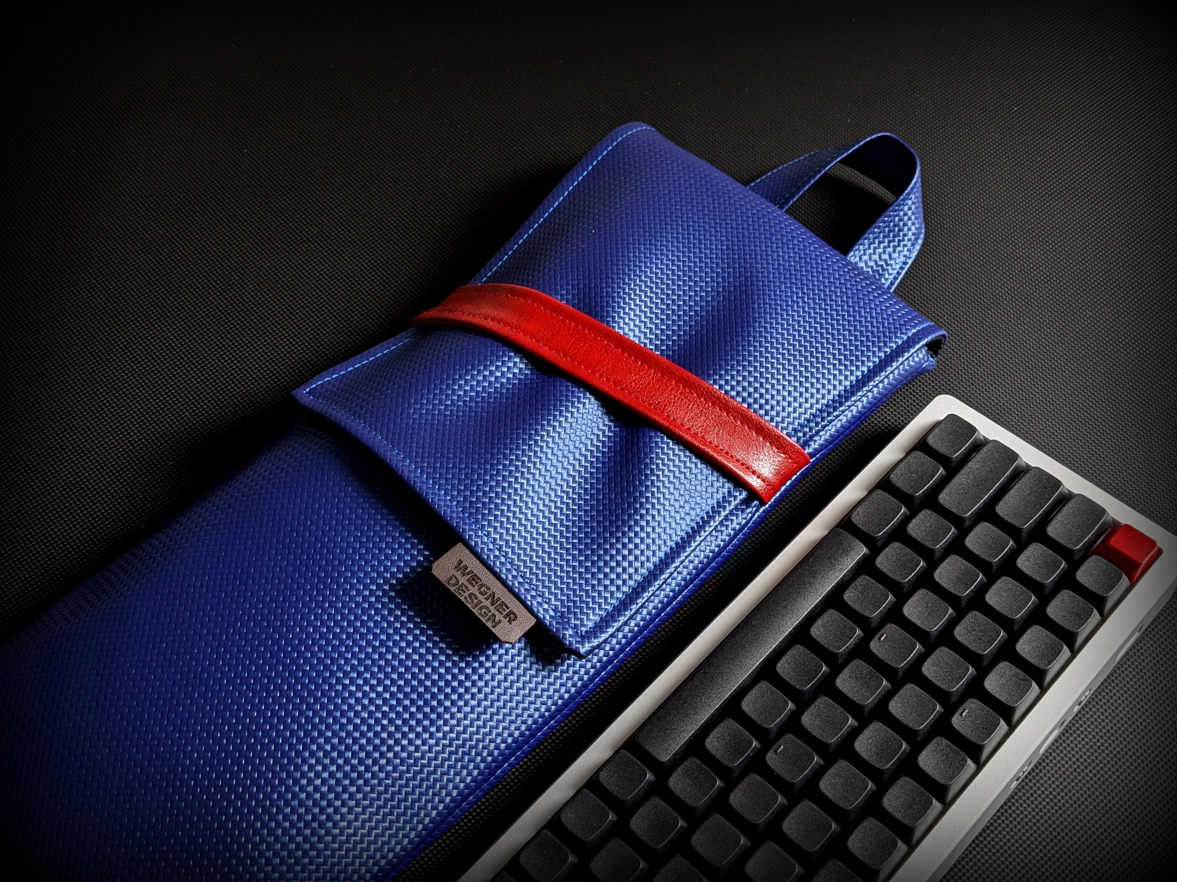 Handmade Premium Keyboard Bags - Carbon Blue (Open orders until Aug. 24th) image 9