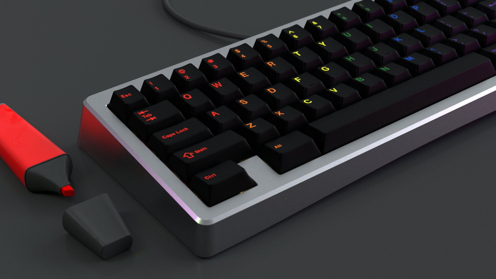 GMK Midnight Rainbow - Shipping to Vendors July 2021 image 14