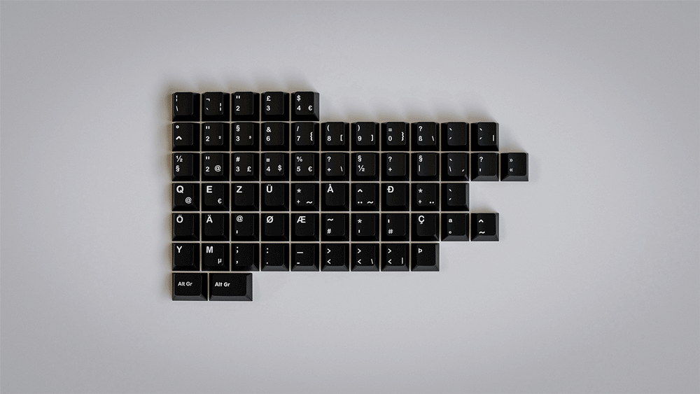 GMK. WOB & BOW. NORDEUK++ ADD-ON KIT // SHIPPED & FINISHED