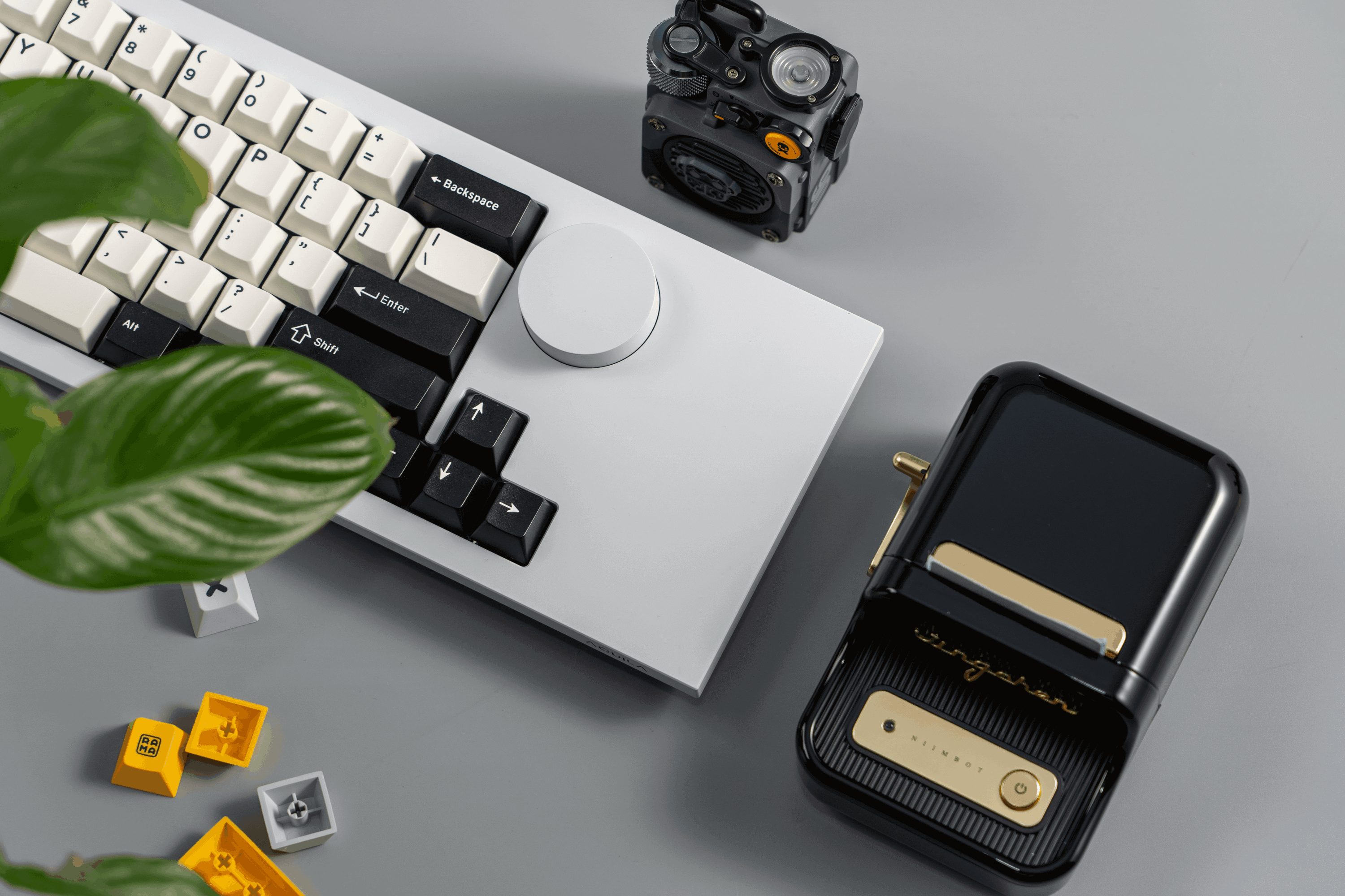 Ultra-Wide，Ultra-Minimal，big-knob: Aquila Keyboard