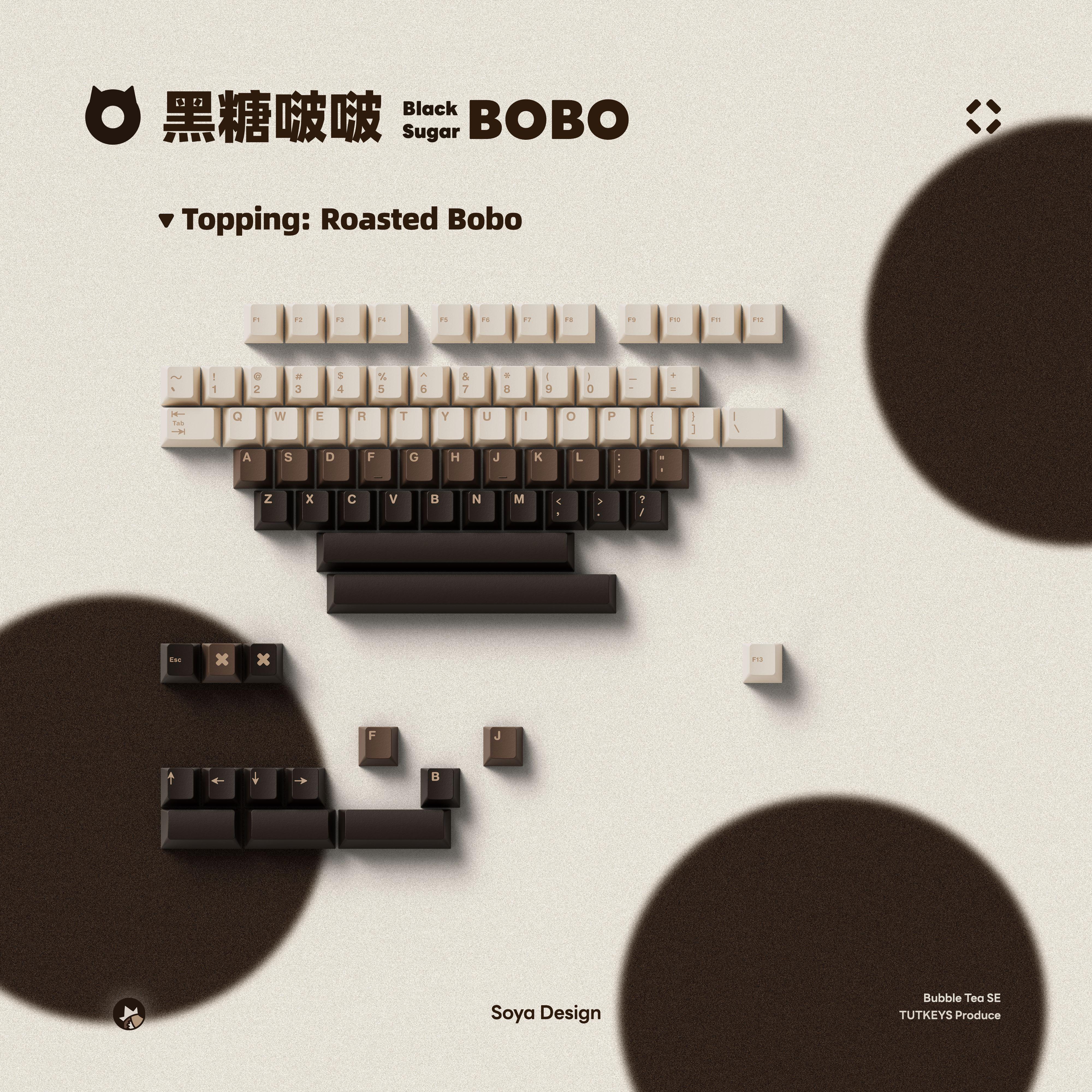 TUTKEYS Black Sugar Bobo Keycaps image 6