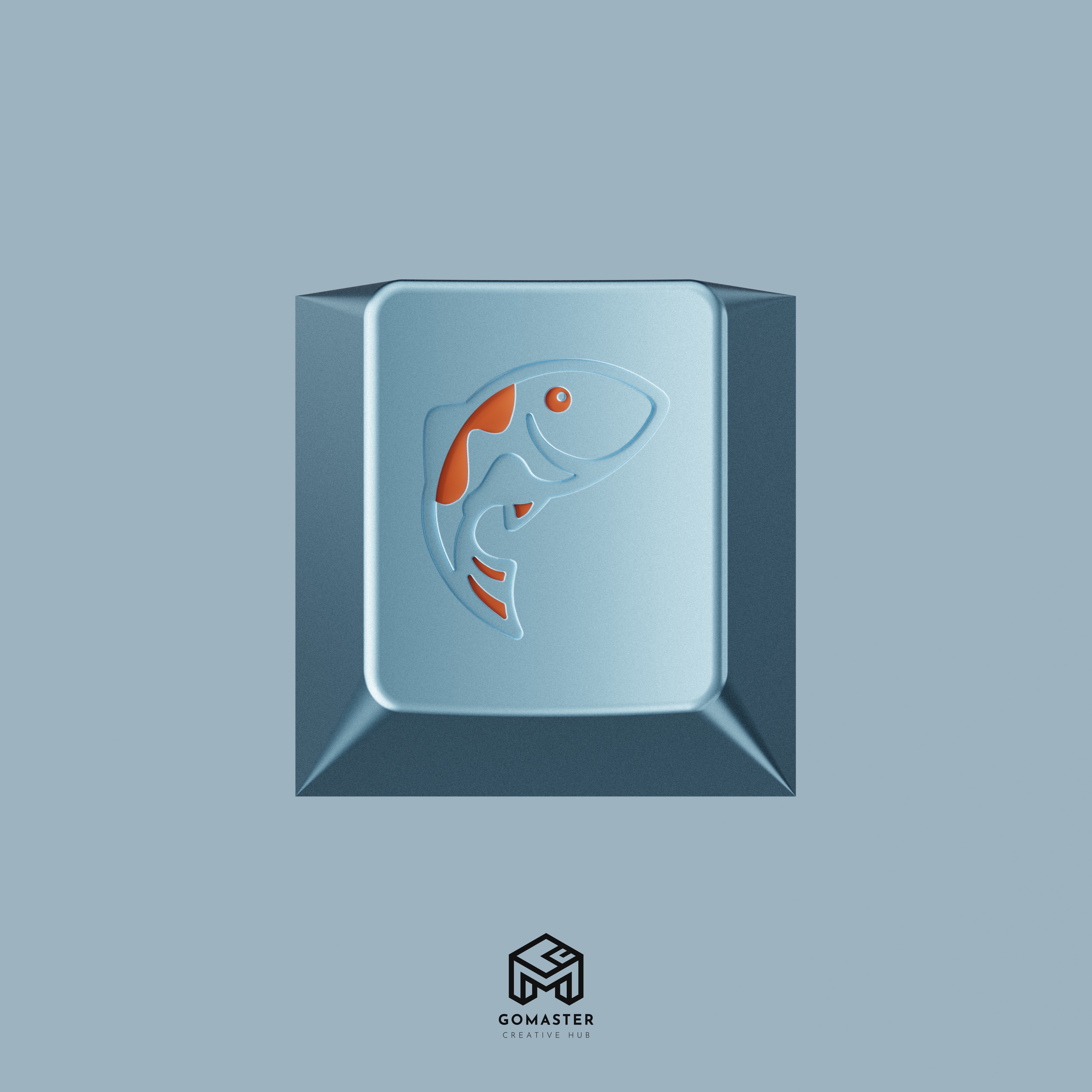 GoMaster Salmon: Reborn R2 Keycaps image 15