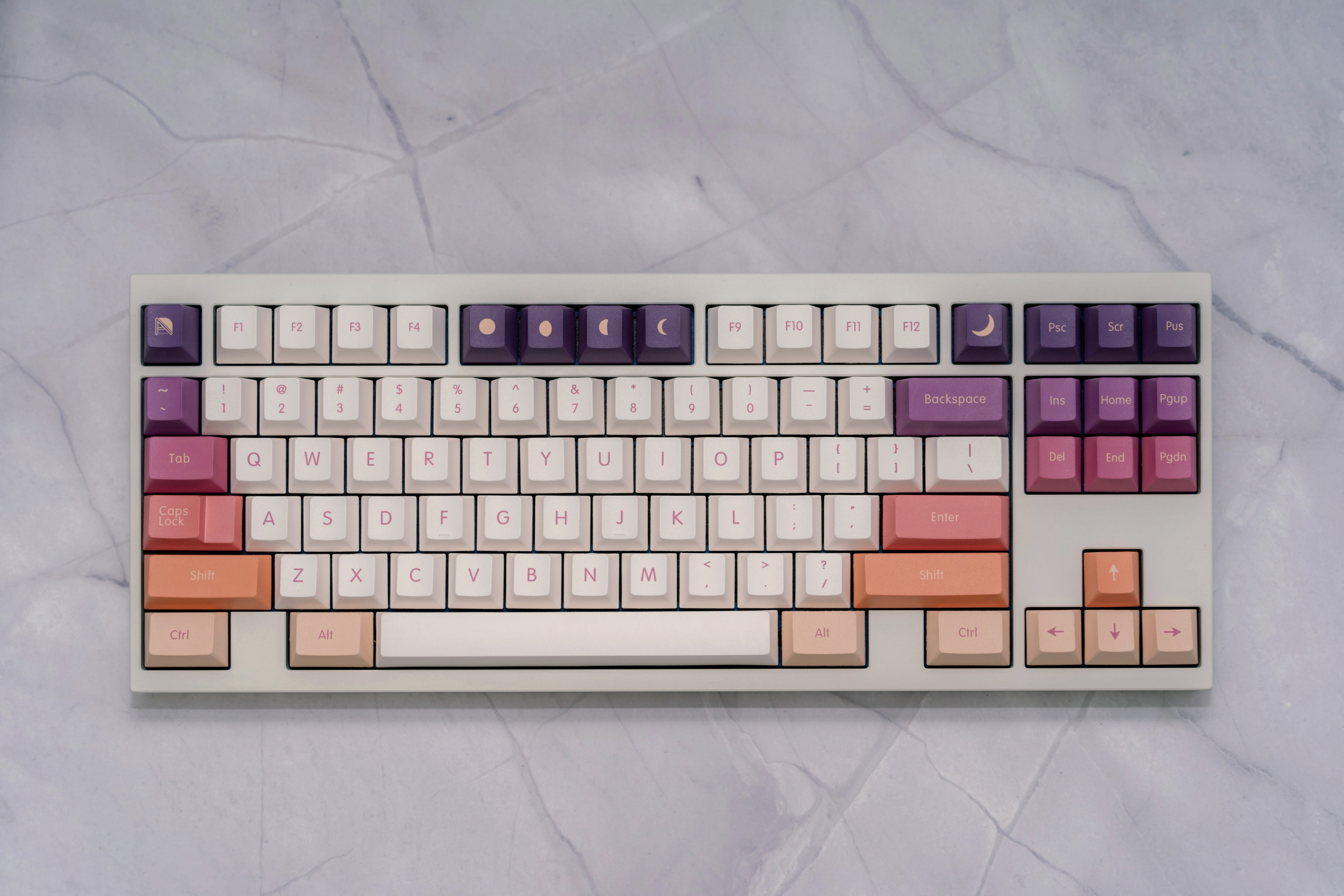 Carmine Cloud PBT Gradient Keycaps Kit image 5