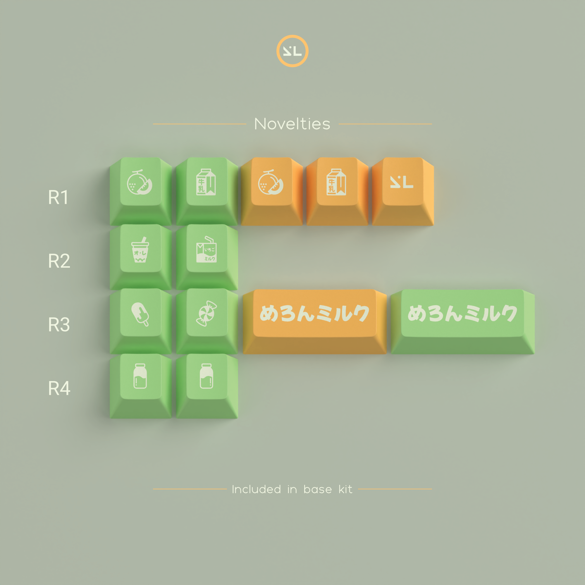 Melon Milk Keycaps | GB LIVE 10 Jan - 15 Feb image 4