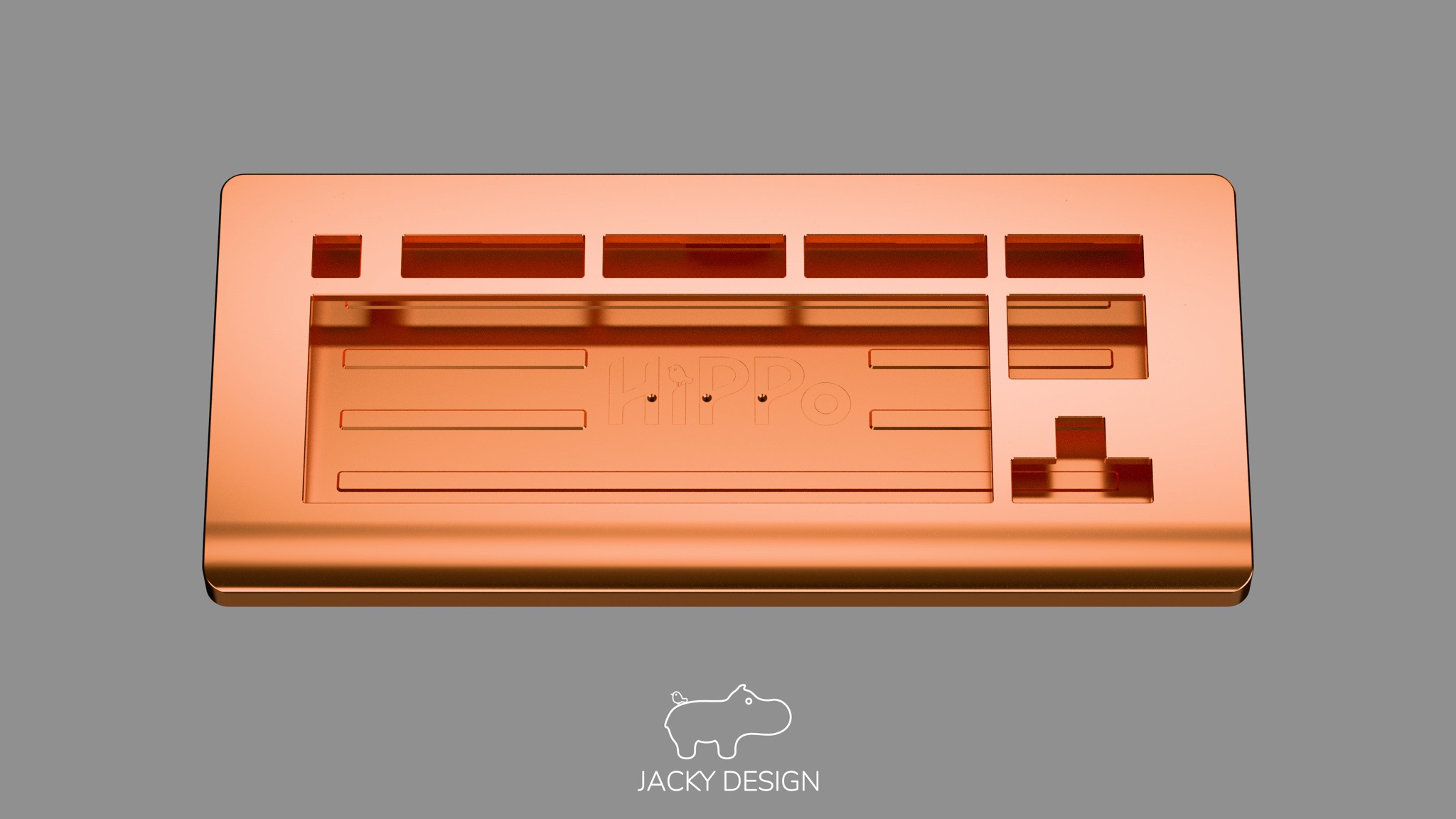 Hippo - Dual mount tkl custom keyboard (GB END) image 14