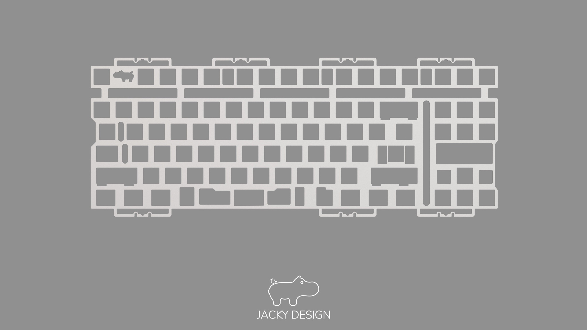 Hippo - Dual mount tkl custom keyboard (GB END) image 7