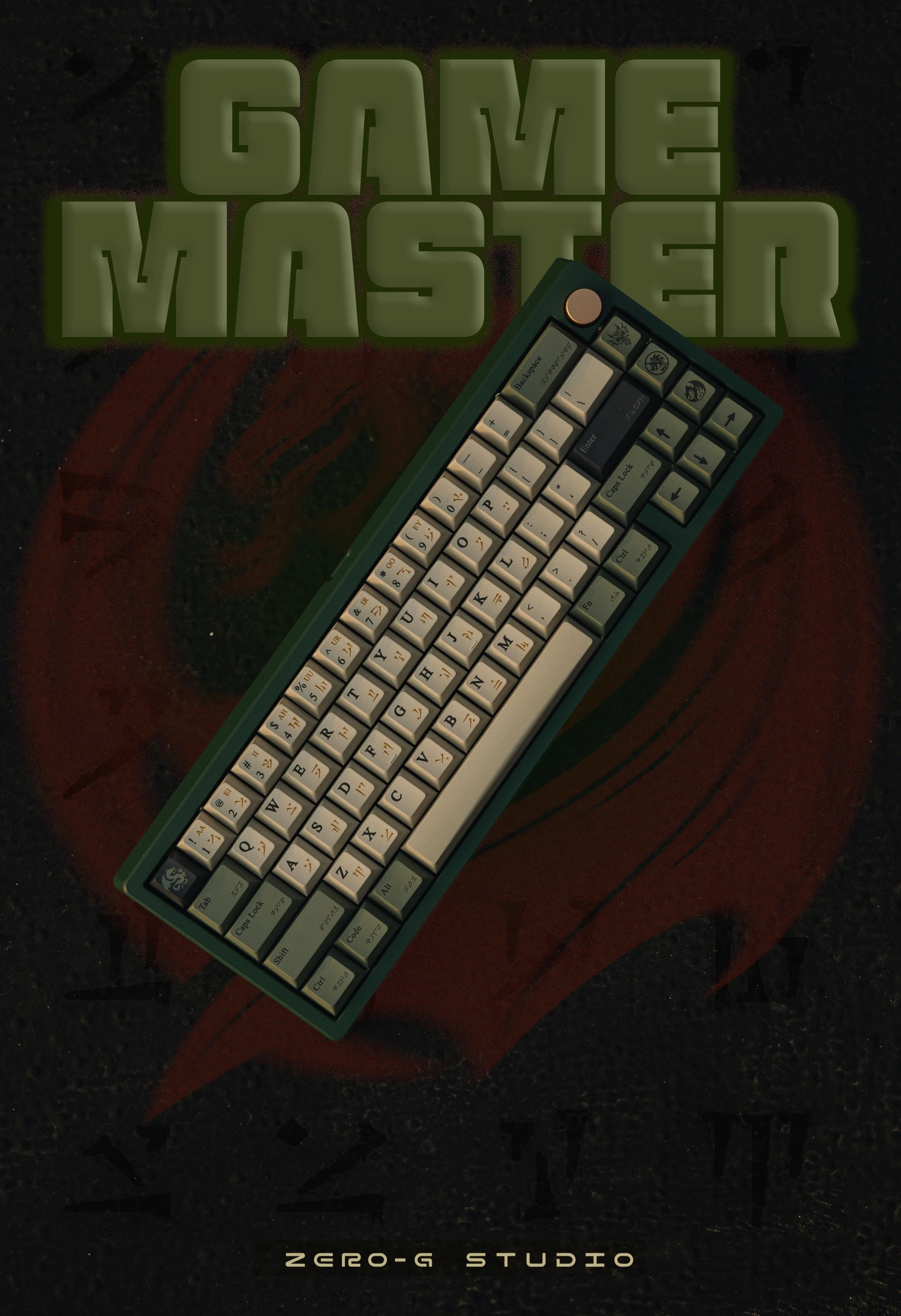 Zero-G Studio X Domikey PBT Keycap Set "Game Master"