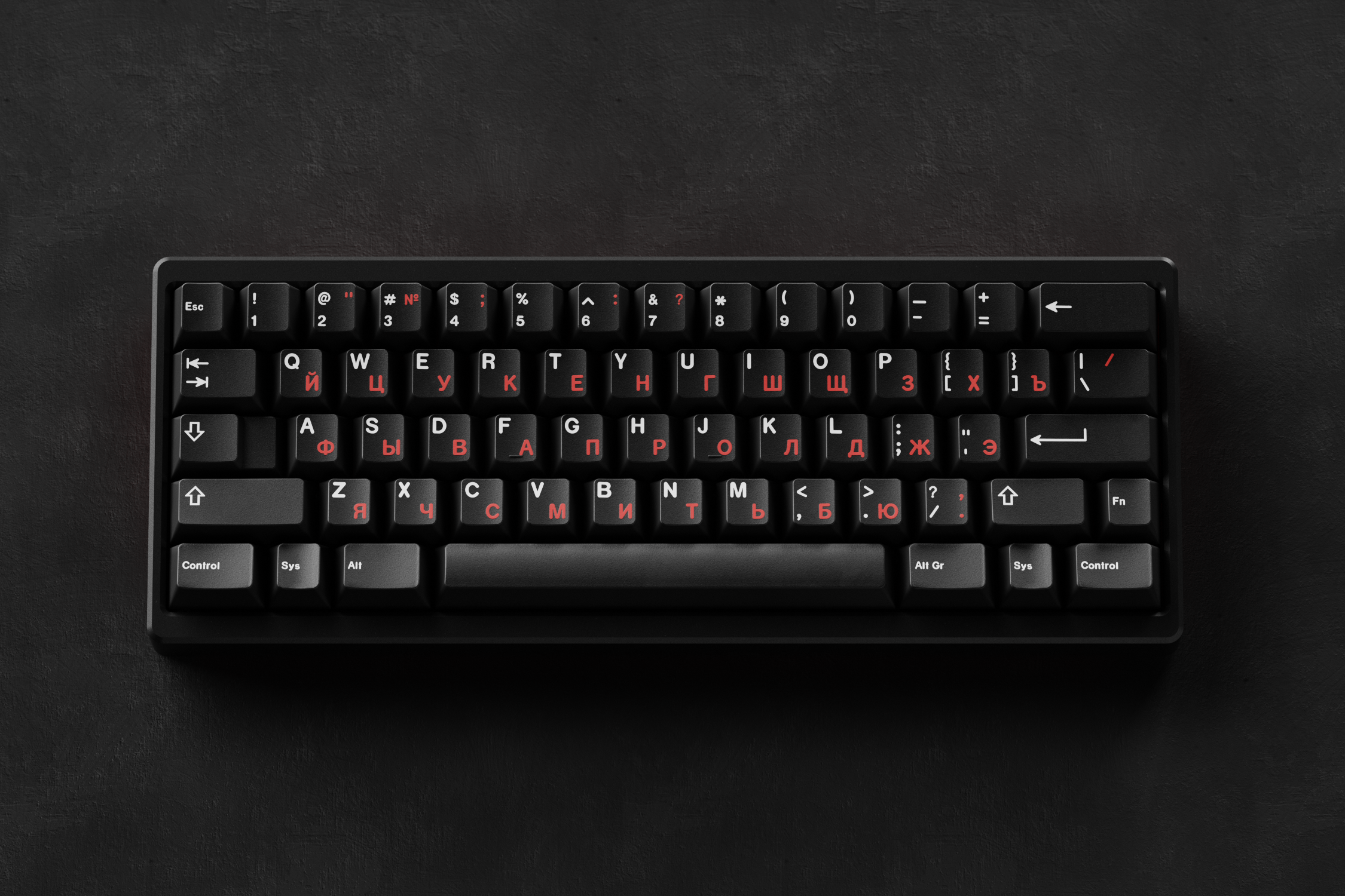 GMK WoB Red Cyrillic | Shipping image 13