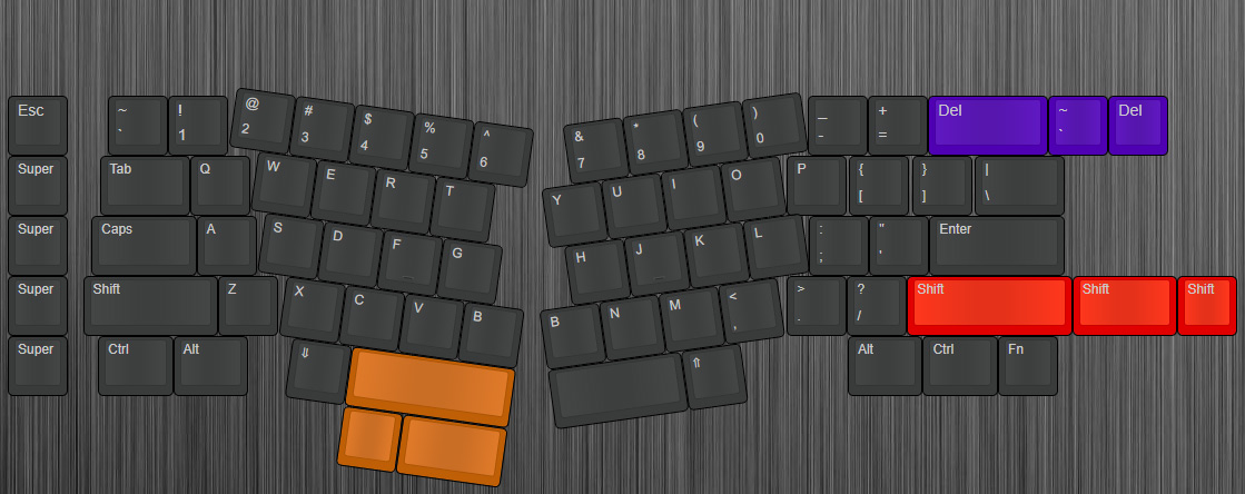 Slice and Slice RGB, Split Alice Keyboards. GB R2 VIA (Closed) image 2