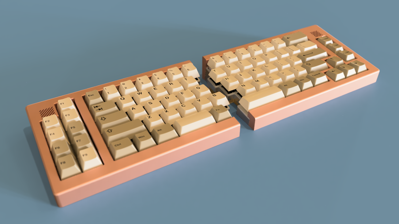 Doppelgänger - 65ish% Split + Macro Pad image 3