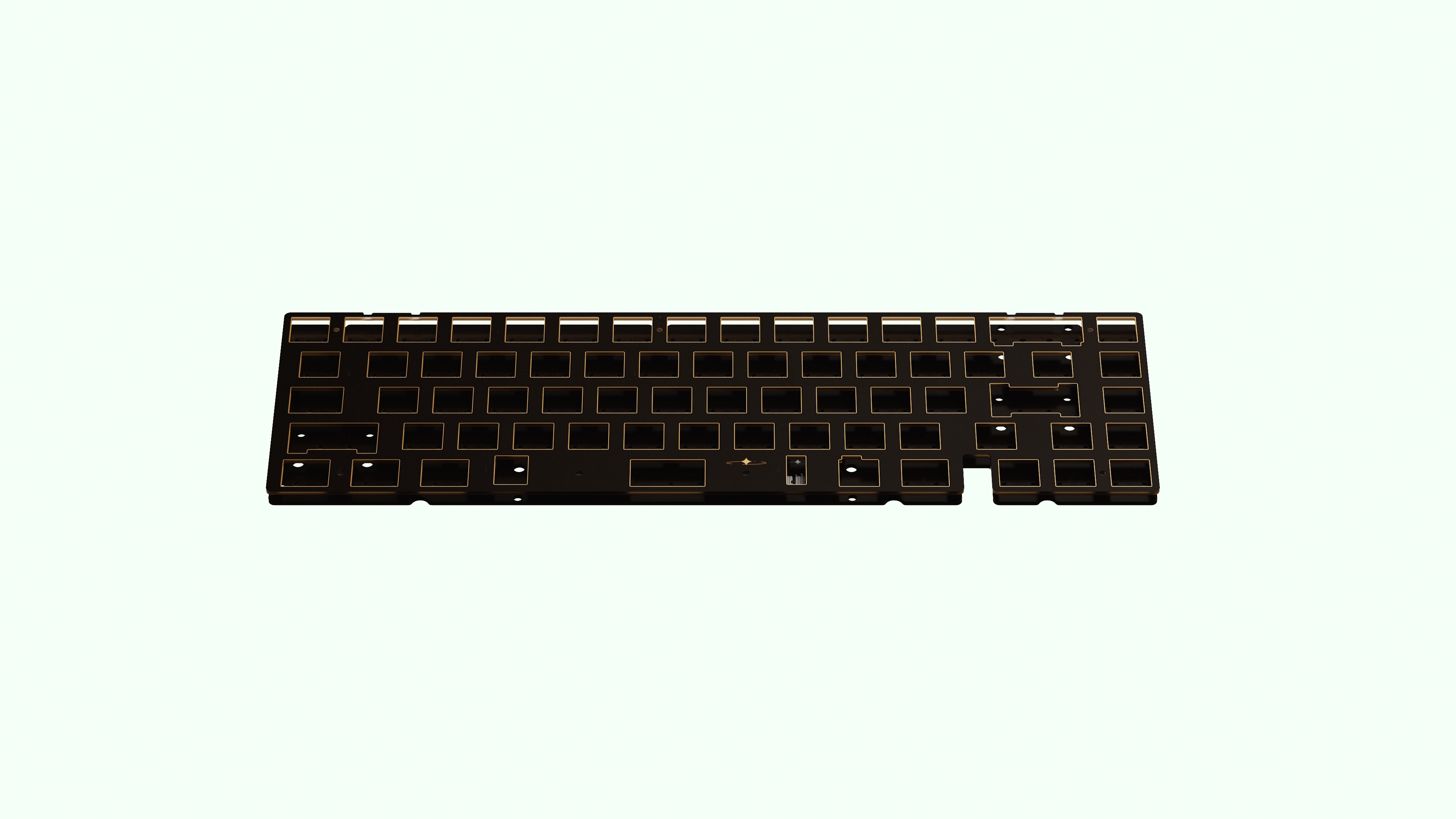u65-HE: Hall-Effect Bakeneko65 PCB with QMK/VIA firmware image 5