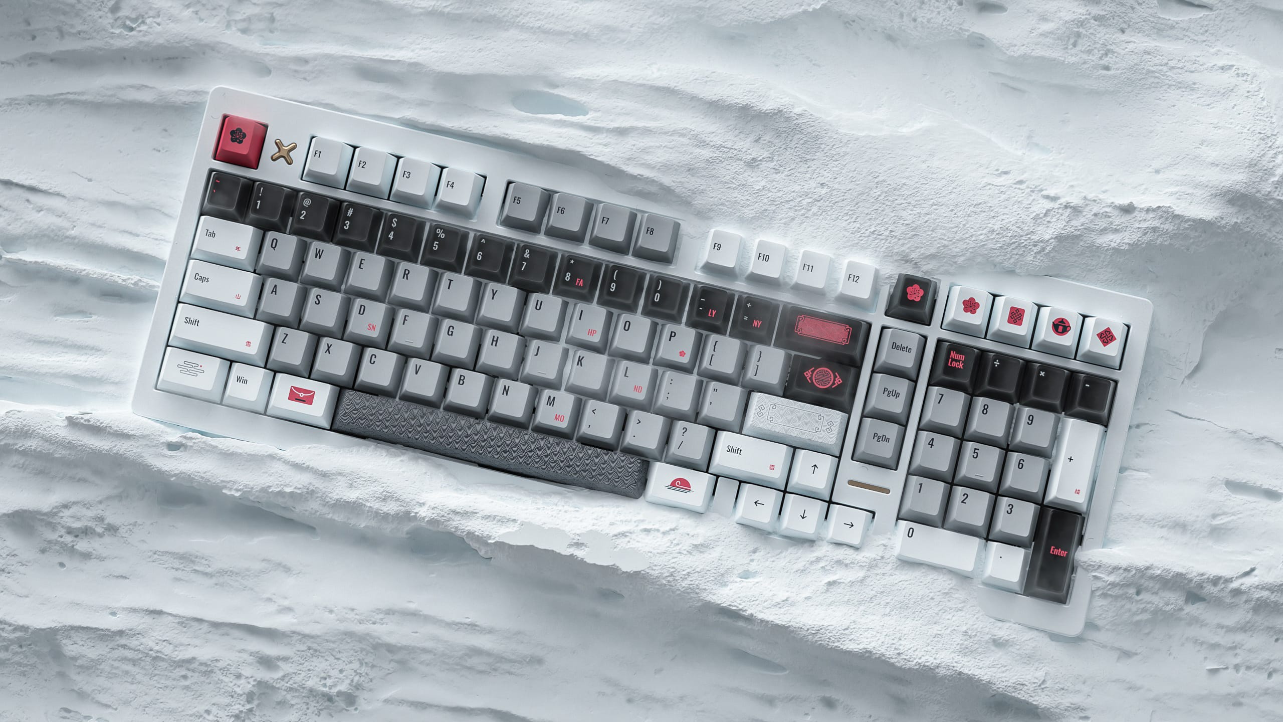 ALOHAKB AUSICIOUS SNOW Keycaps image 8