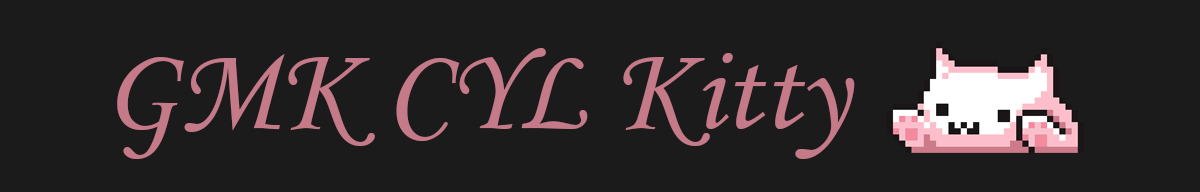 GMK CYL Kitty | New Novelties, Updated Base Kit, Vendor Update
