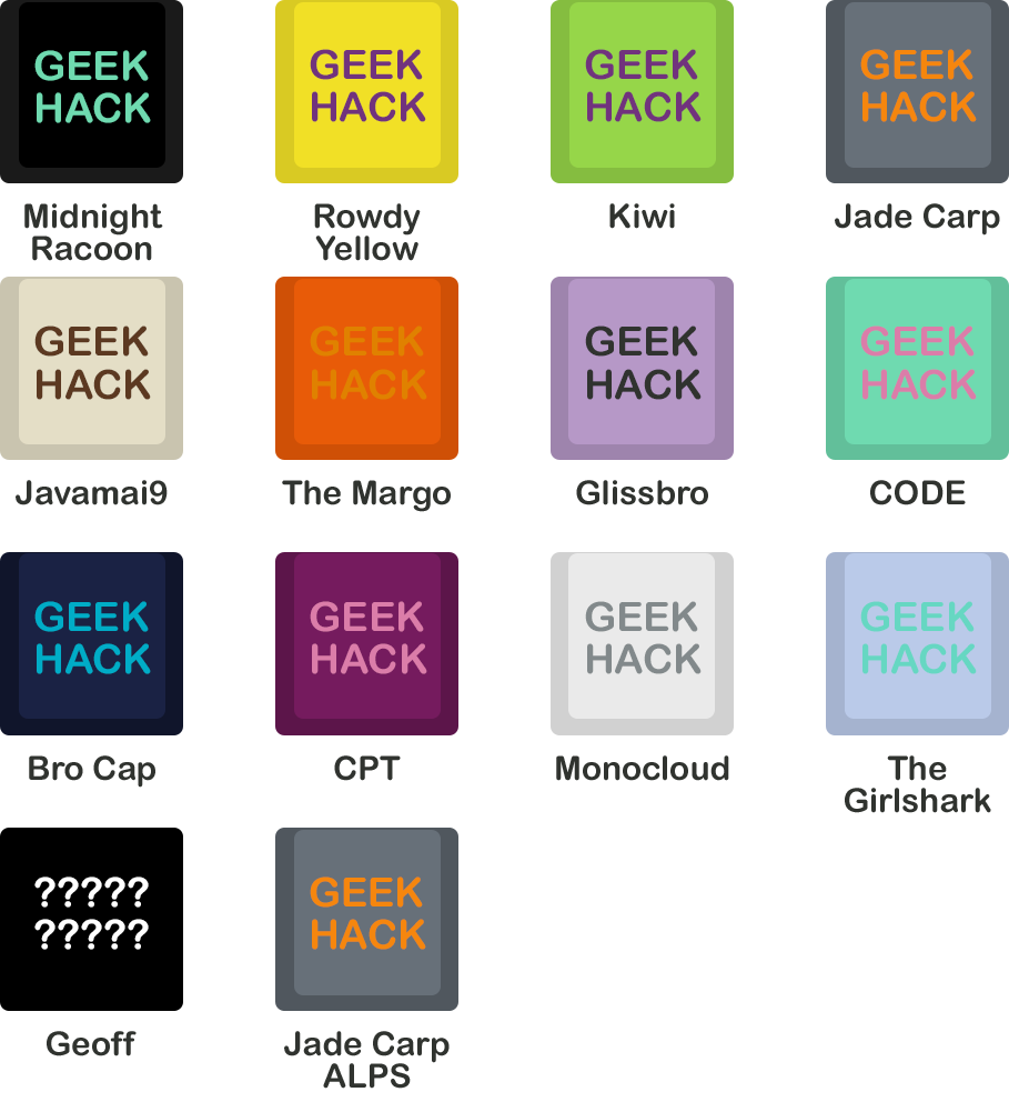 (GB) geekhack key EXTRAVAGANZA (shipped) image 2