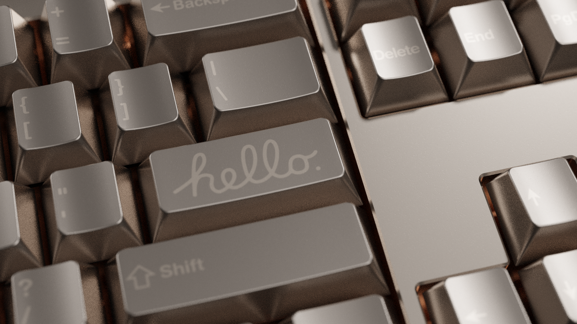 Awekeys 'Hello Silver' Metal Keycaps for MacOS - Update Typing Video image 8