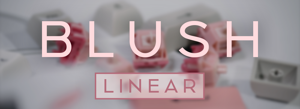 Blush Linear Switch | Shipping to vendors