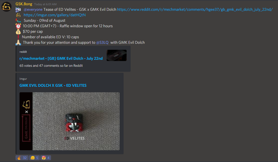 GMK Evil Dolch 😈 Shipping! image 37