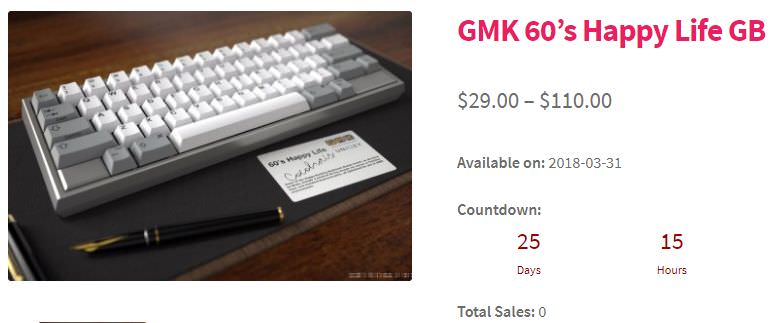 GMK 60's Happy Life Keycap Set (Not meet MOQ / GB Drop) image 9