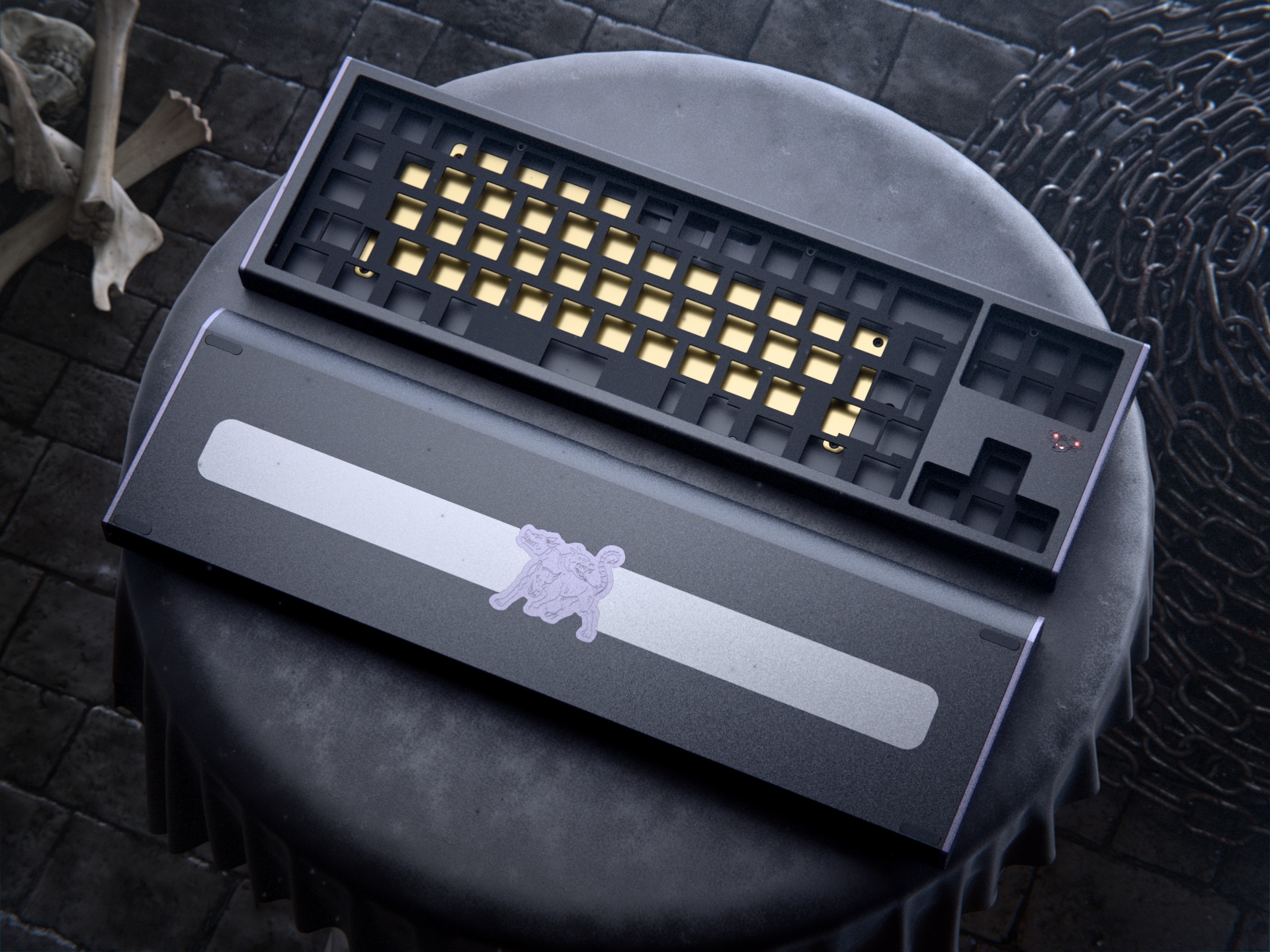 Cerberus FRL TKL Keyboard - With Glowing Eyes! image 26