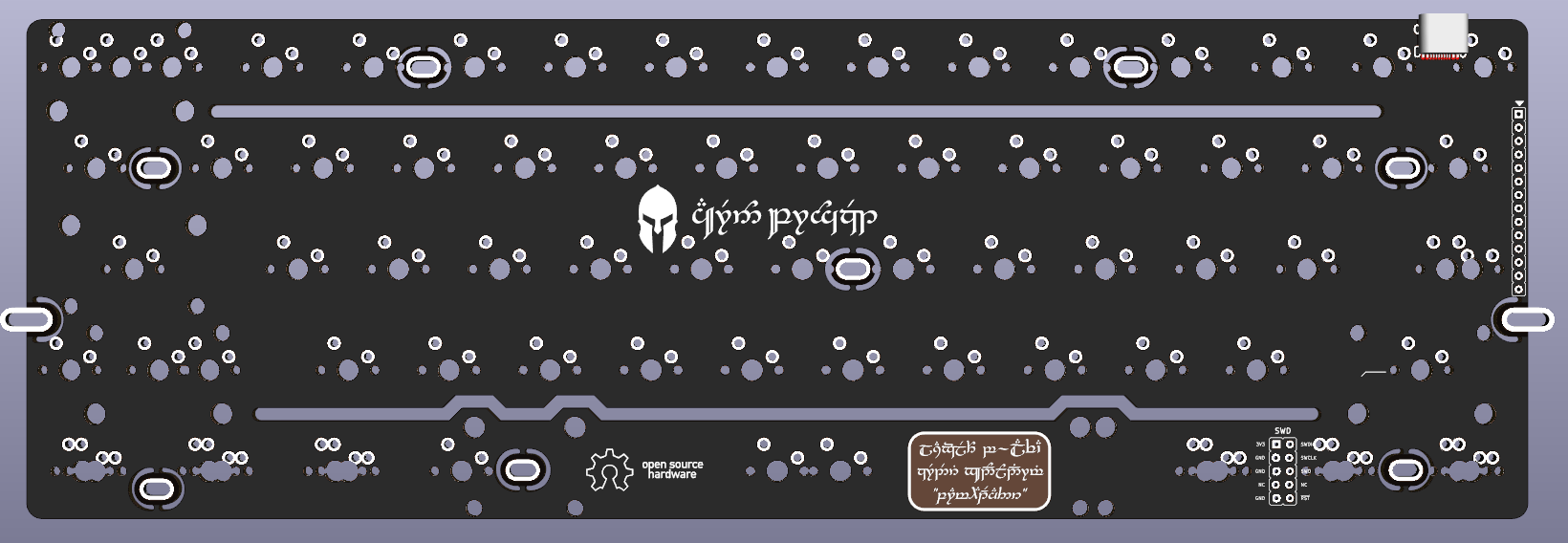 Lasgweloth PCB, a "leaf-spring tray-mount" 60% (UPDATE: sound tests added) image 8