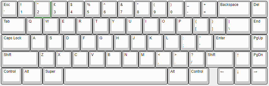 KS65 - 65% board with a distinctive design image 4