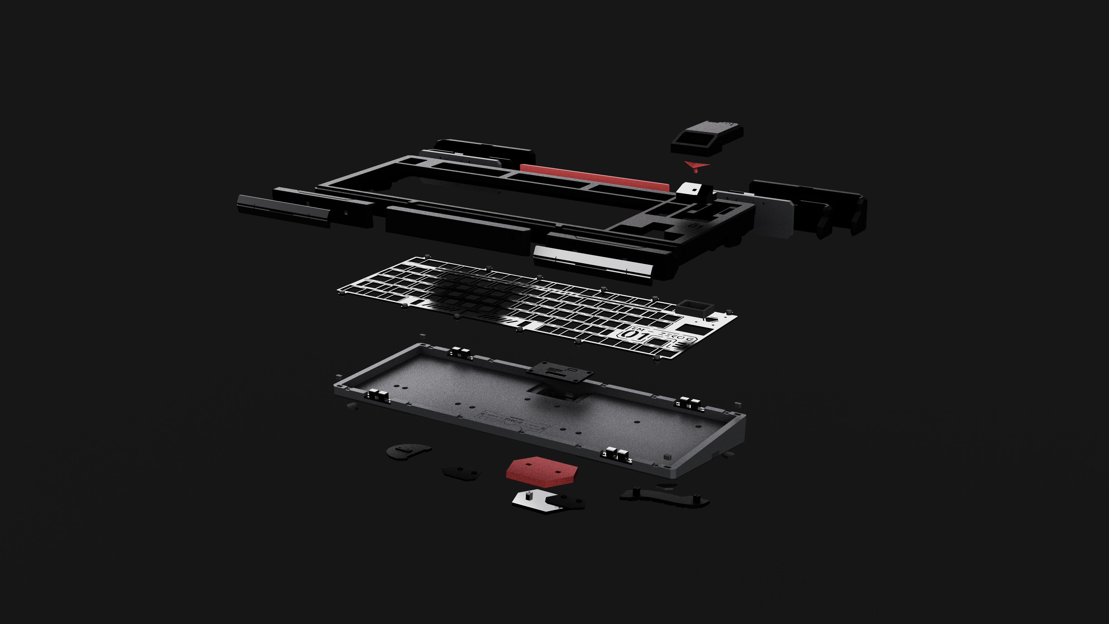 【IC】EM-01 80% Mecha-Themed Keyboard (by Zero G) image 6