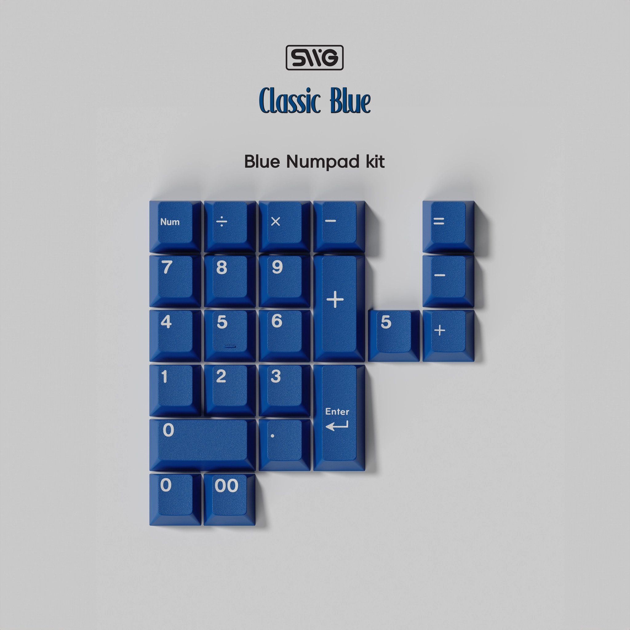 Blue numpad