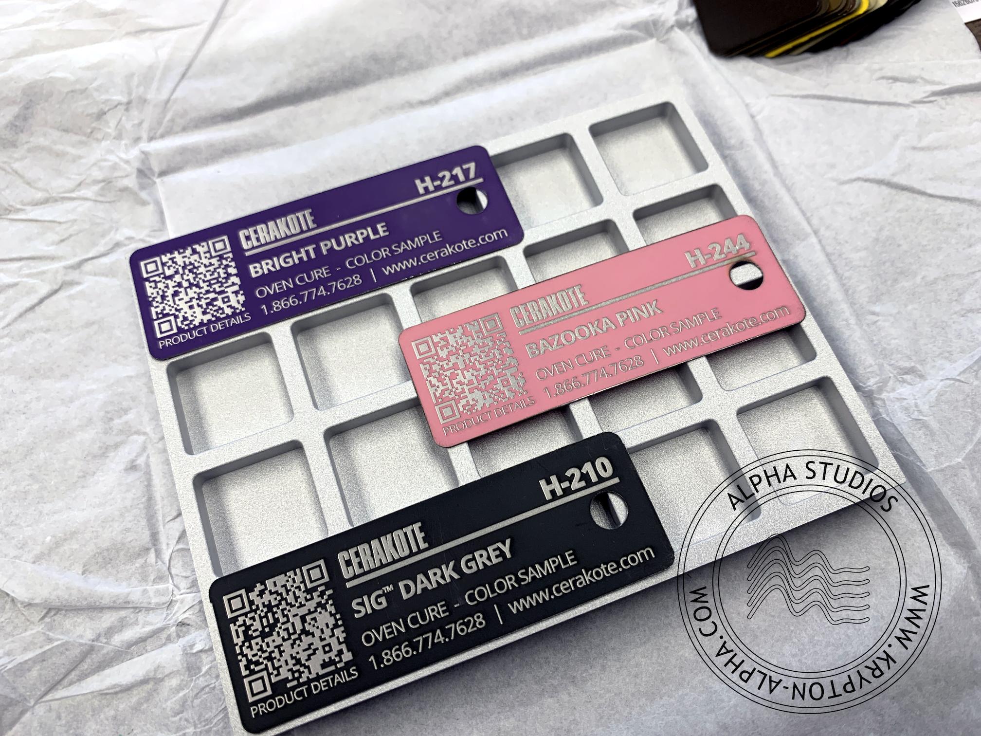 [Pre-Order] Krypton Alpha T19A Artisan Tray. Aluminium & Cerakote™ with Badge image 16