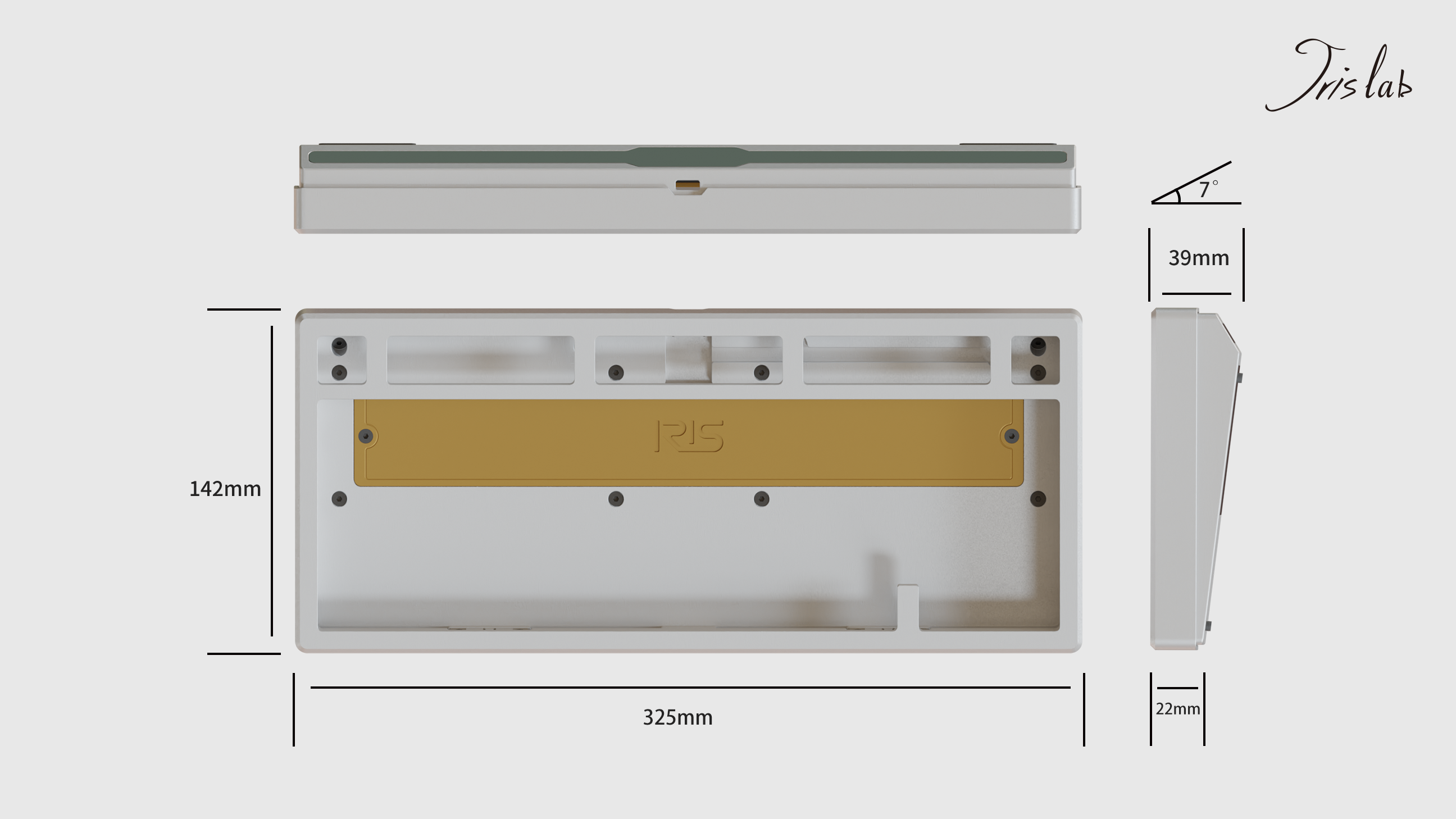 JRIS75-Quick Disassembly&Adjustable Gasket Mount Keyboard GB is live Now image 5