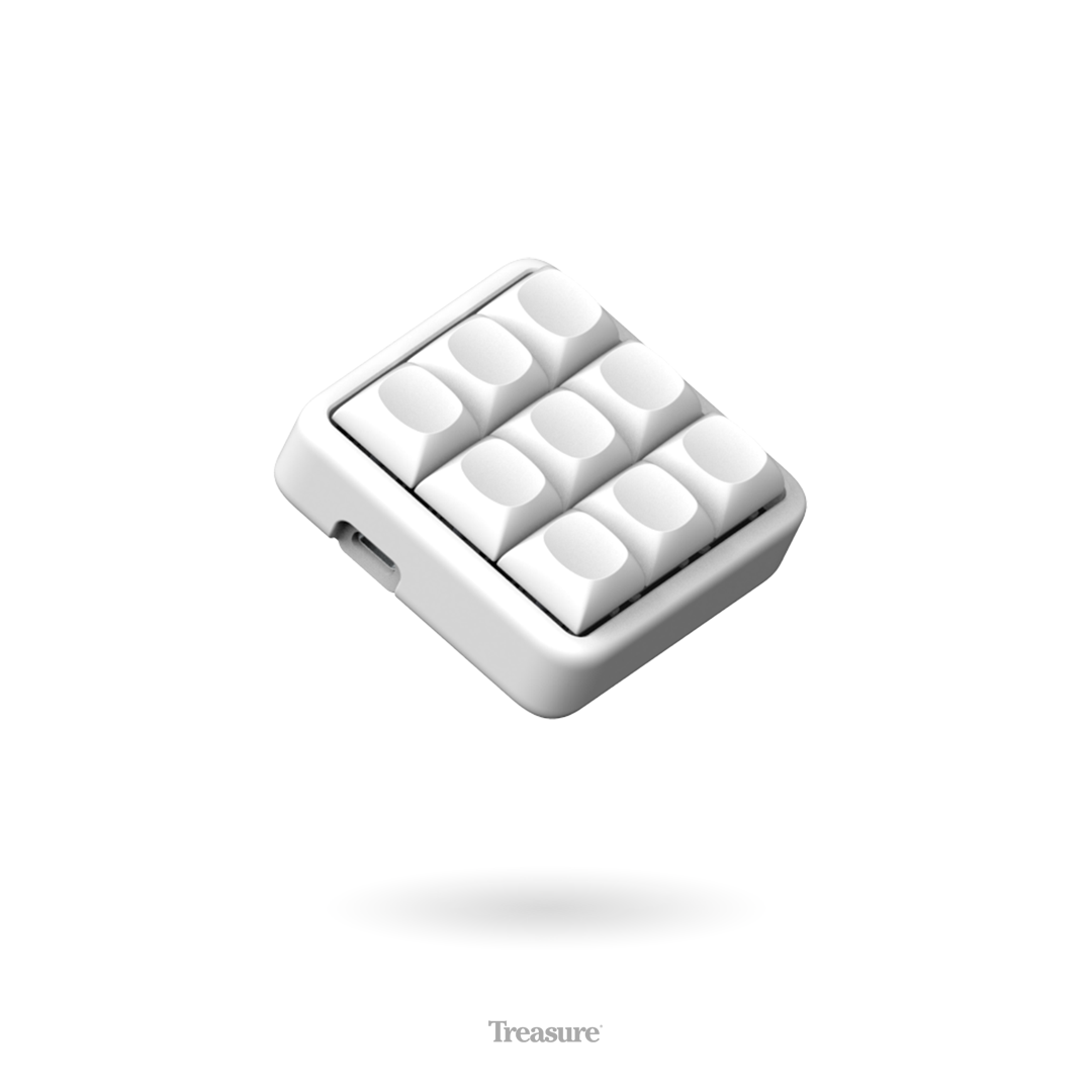 Treasure Type-9 ( Series II ) - Macropad USB-C HotSwap 9 Keys image 3