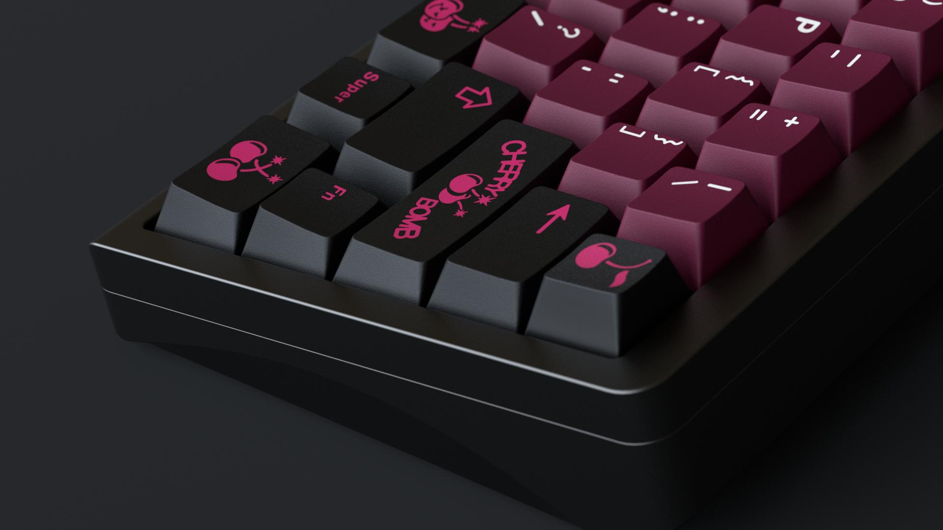 GMK Black Cherry | CN AND SEA VENDOR ADDED!, Deskmat Design Changed image 11