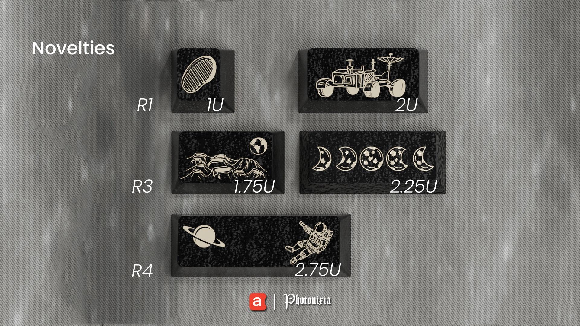Awekeys Moon Landing - Stonelike Metal Keycap Set - Sound Test Updated image 3