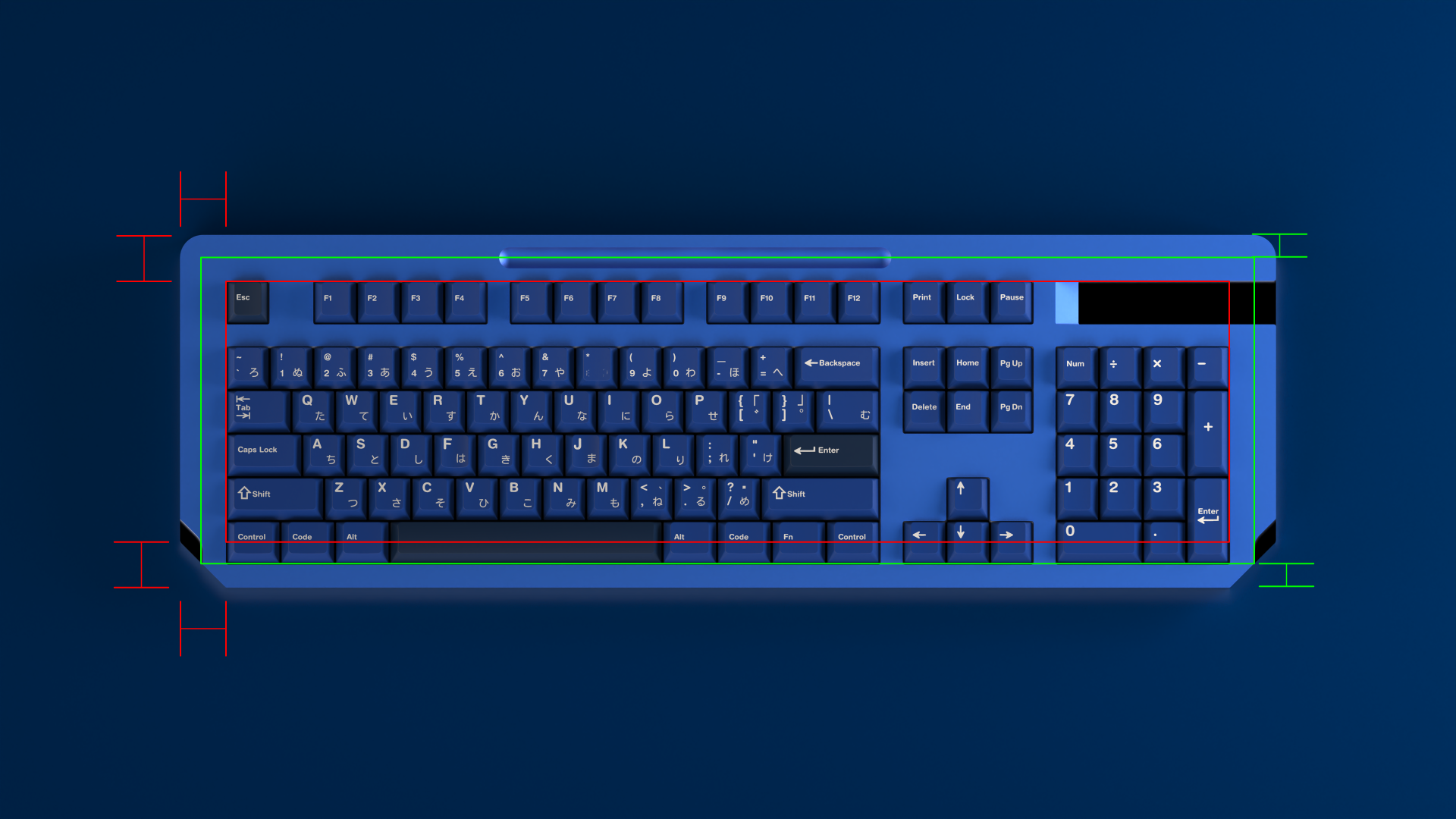 F100DGATE 100% Keyboard