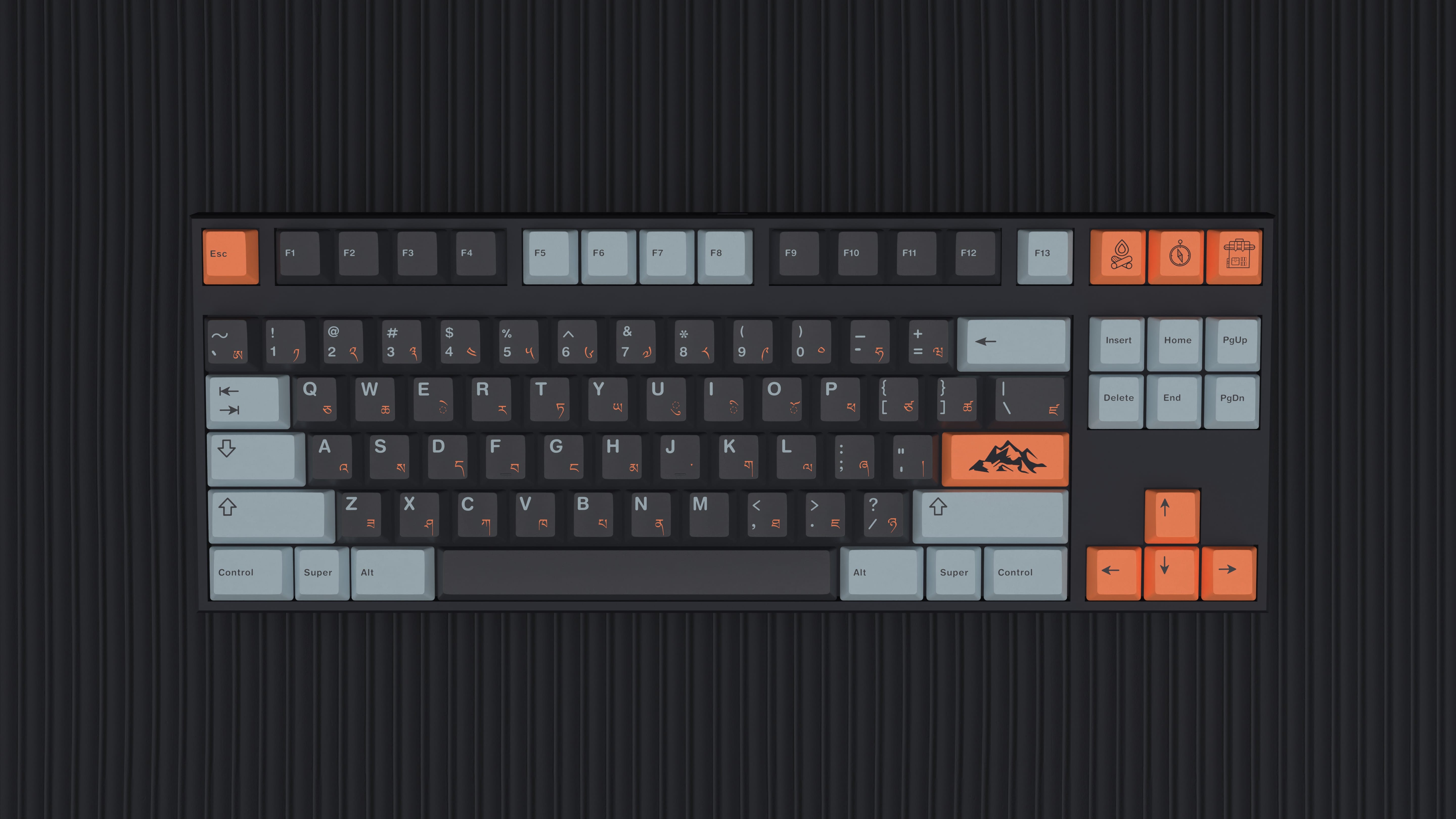 EPBT Flaming Ice keycaps-Because it's there