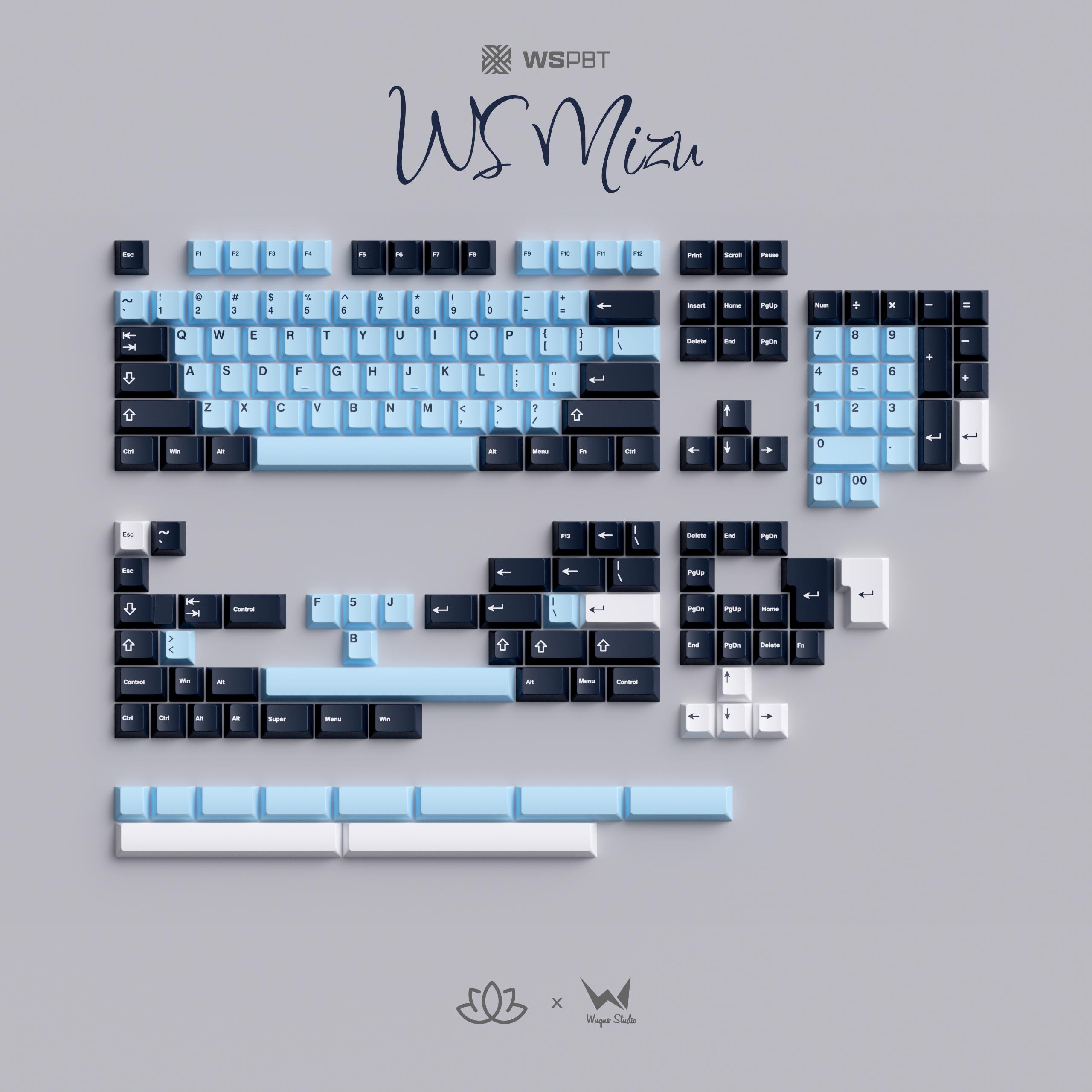 WS PBT MIZU Keycaps - GB live! image 3
