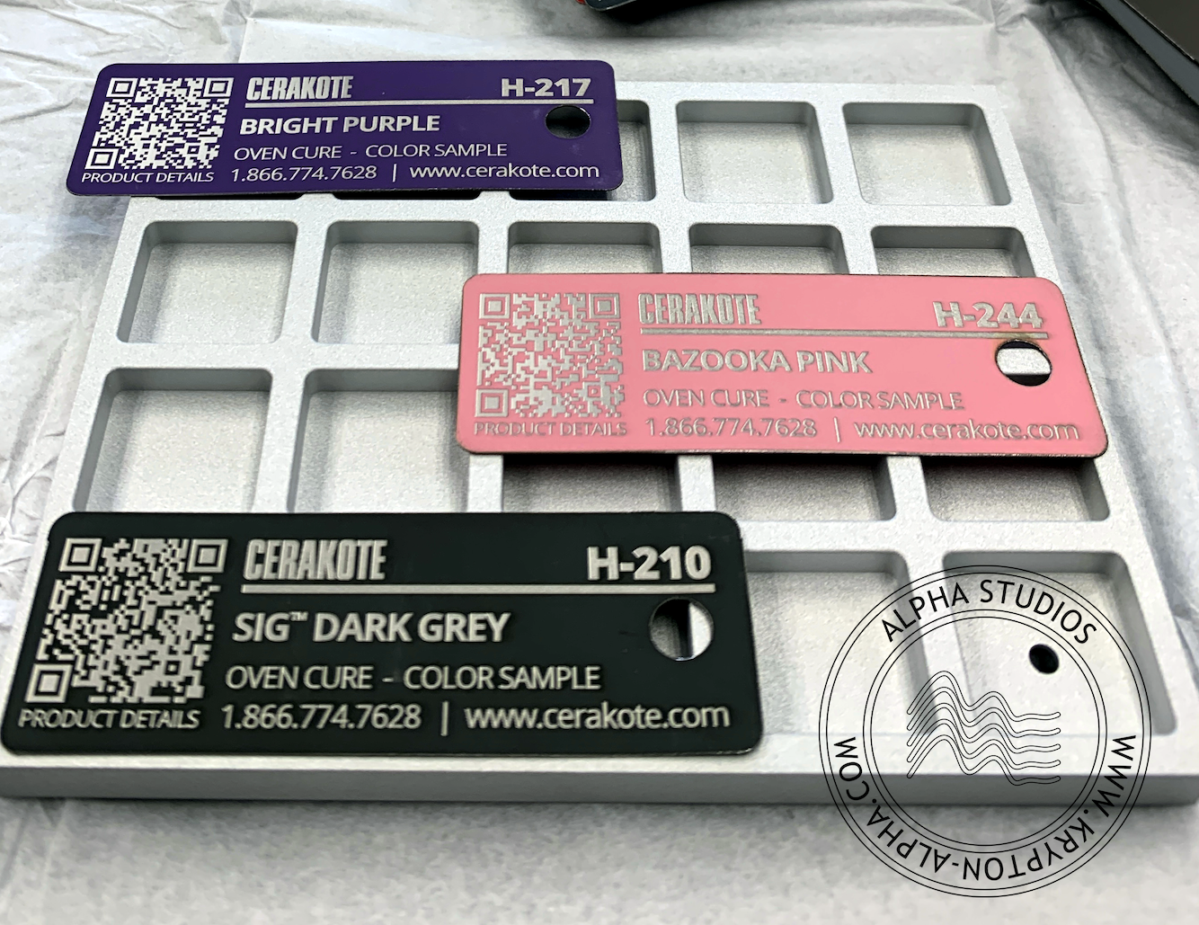 [Pre-Order] Krypton Alpha T19A Artisan Tray. Aluminium & Cerakote™ with Badge image 18