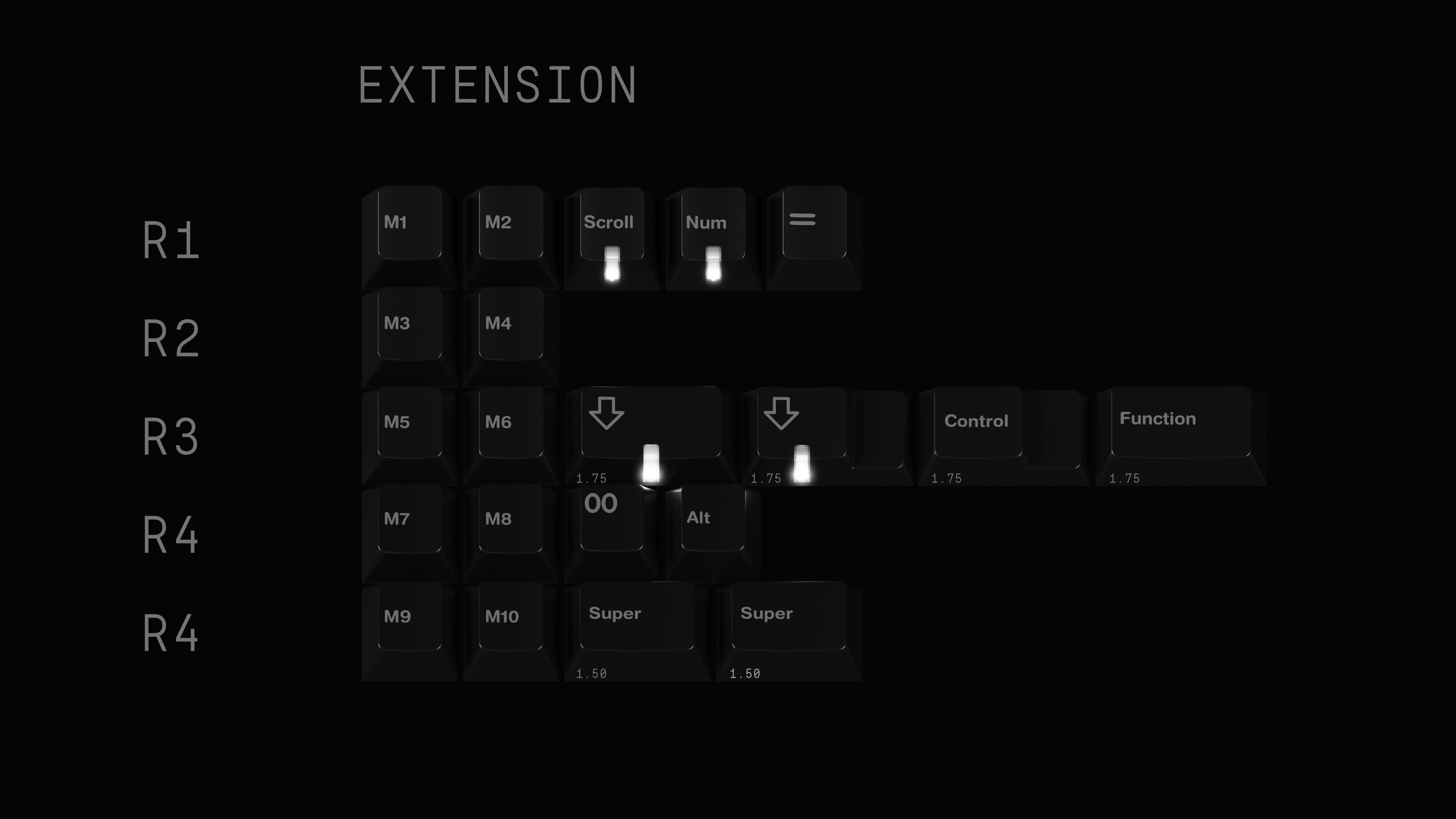 GMK Grey on Black // All kits will be made image 4