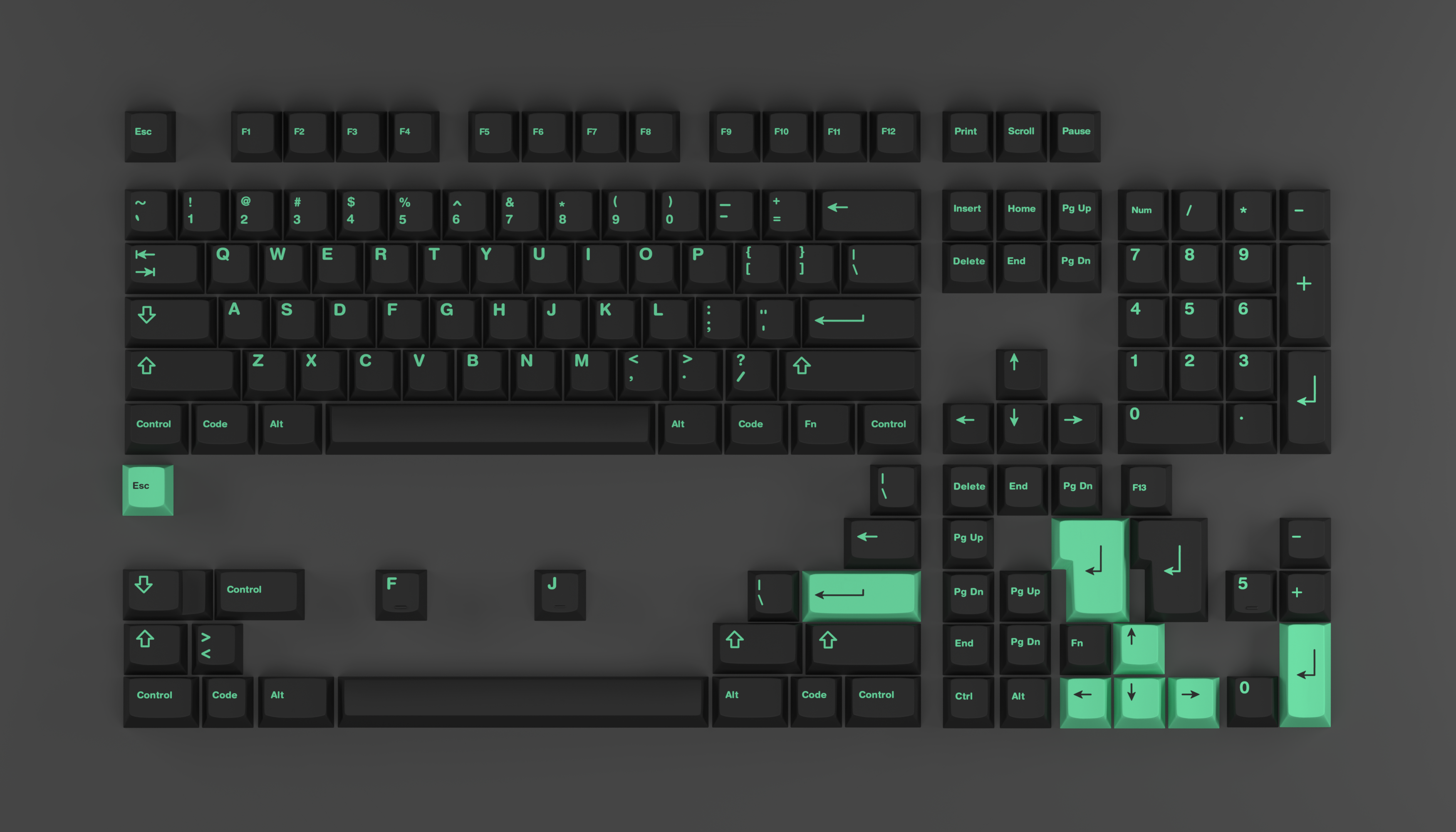 GMK Aurora Polaris | Finished! Color Samples image 7