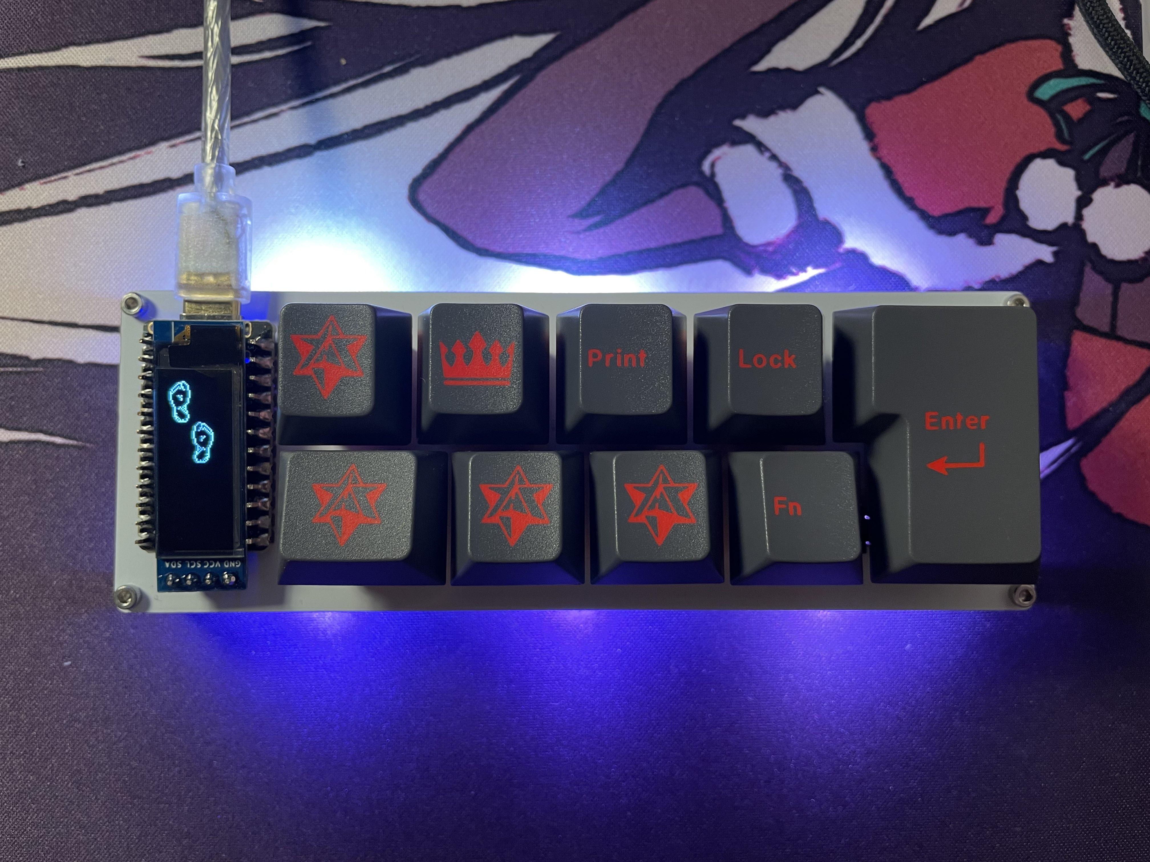FEETPAD | Hotswap macropad with waifu feet and OLED! (Fulfilled!) image 4