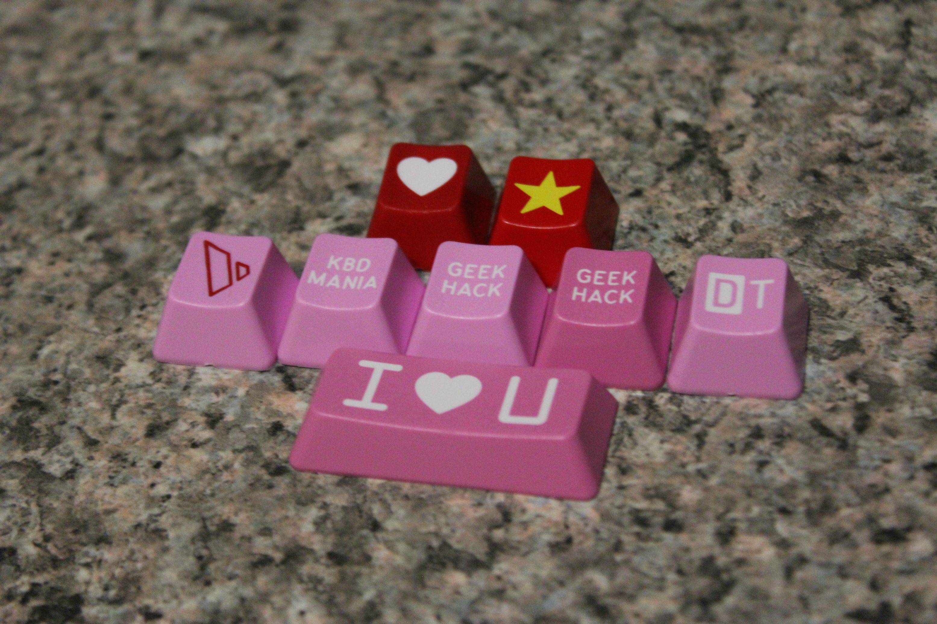 ♡ "VALENTINE" Pink & White Double-shot keyset ♡ [completed] image 3