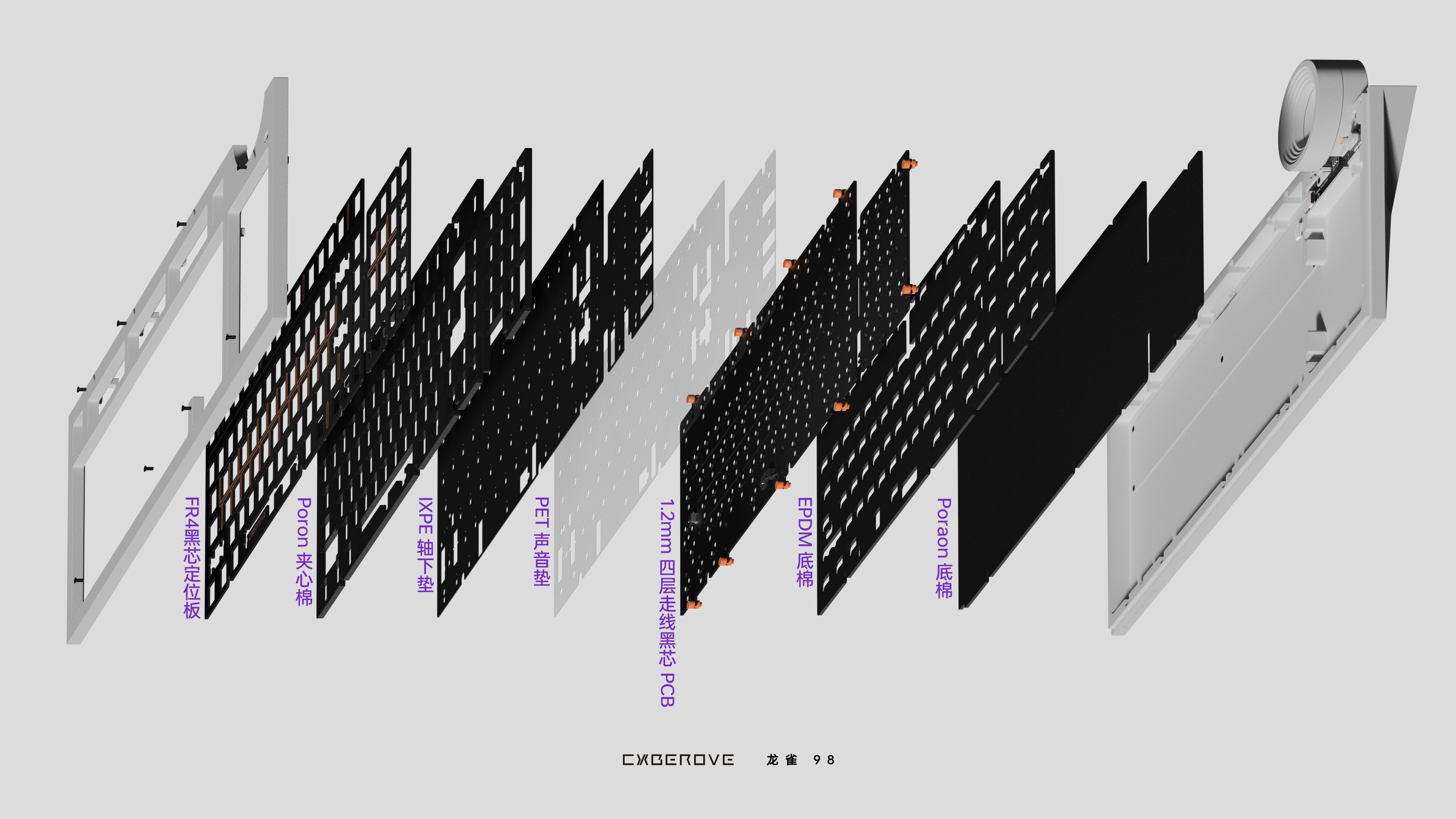 Dragon Sparrow 98 keyboard From CXBEROVE image 23